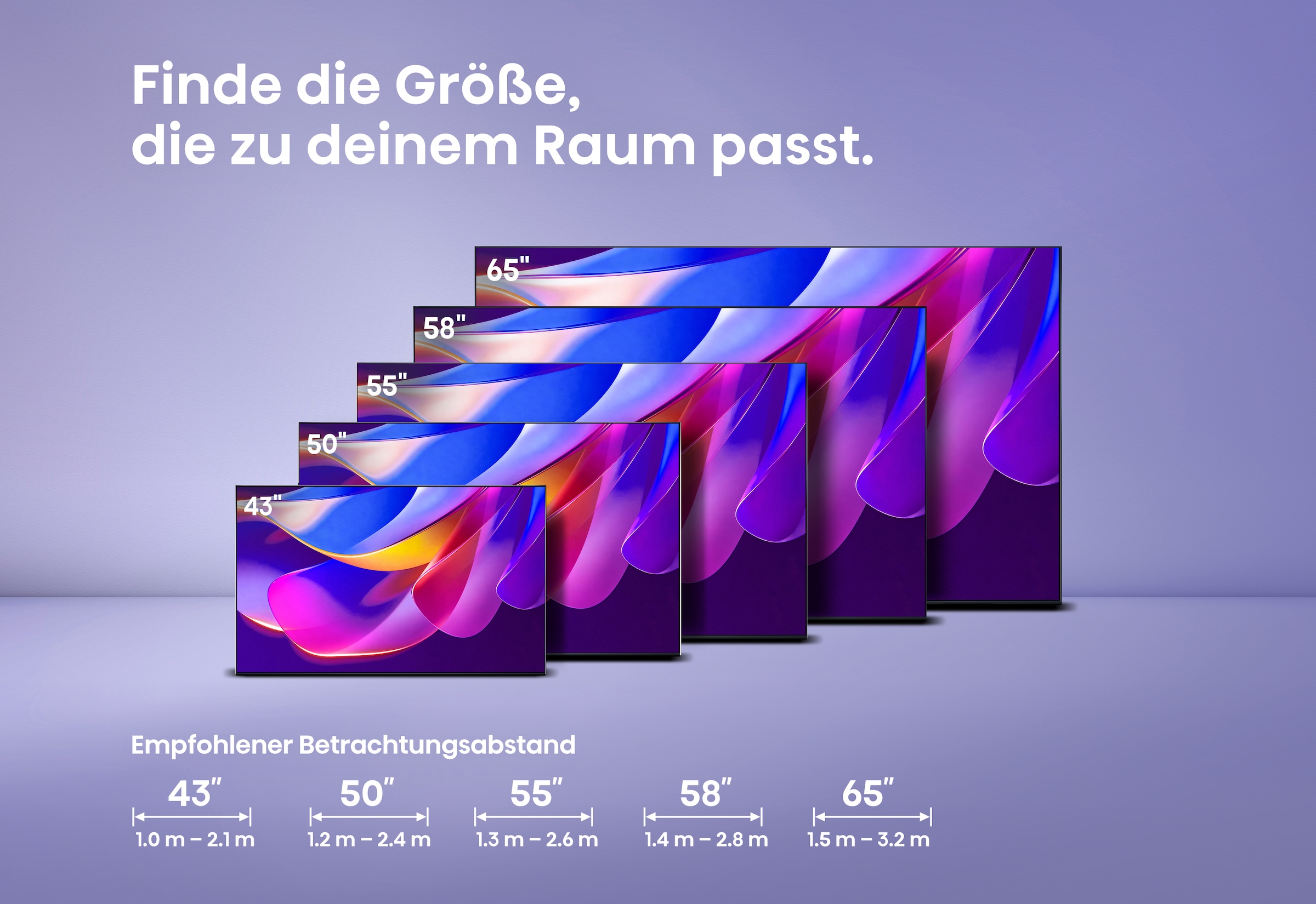 Hisense DLED-Fernseher »58E6DS« 146 cm/58 ″ Smart-TV
