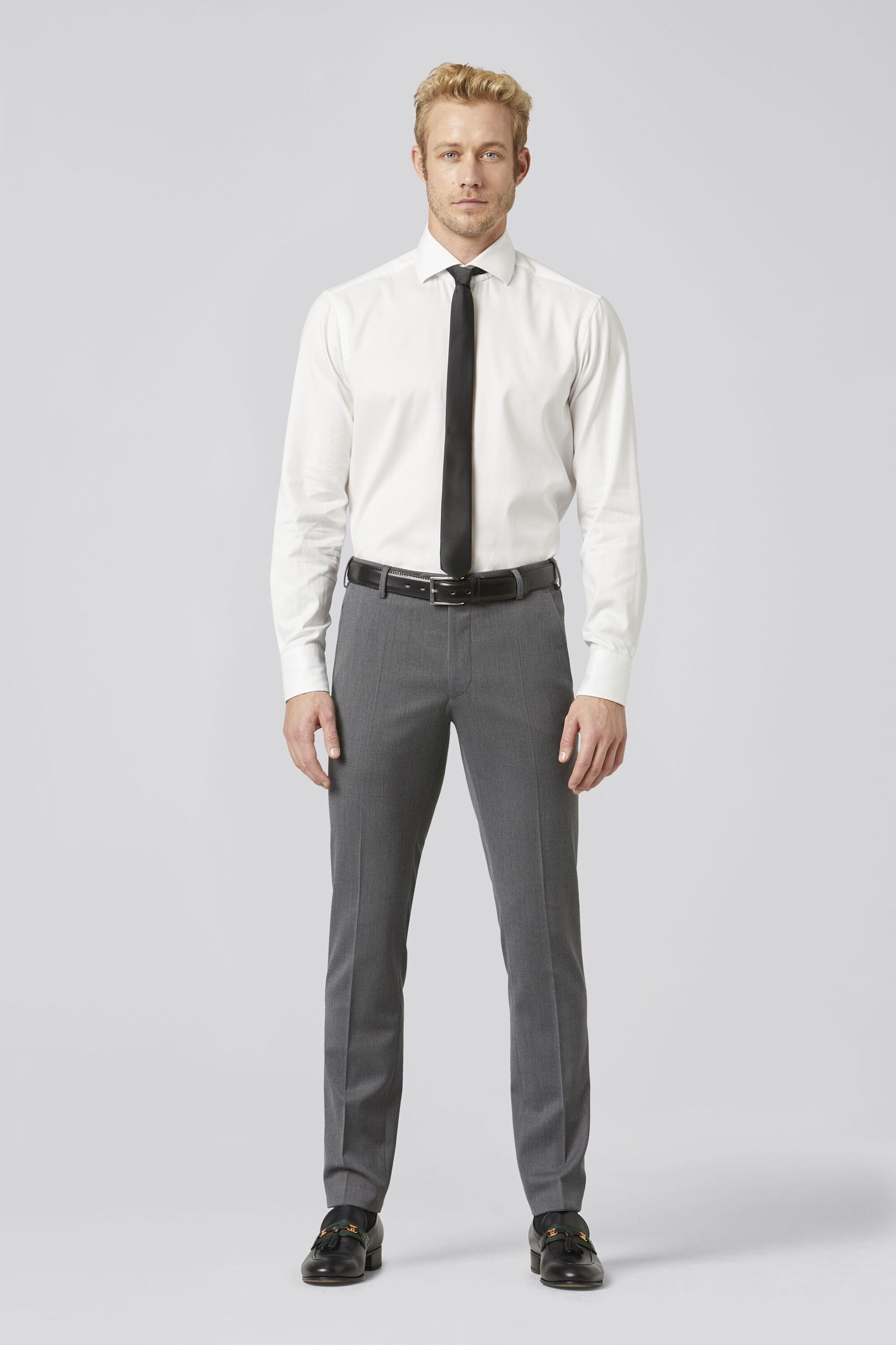 MEYER Chinos »Roma 9-303«  aus Gabardine-Wolle