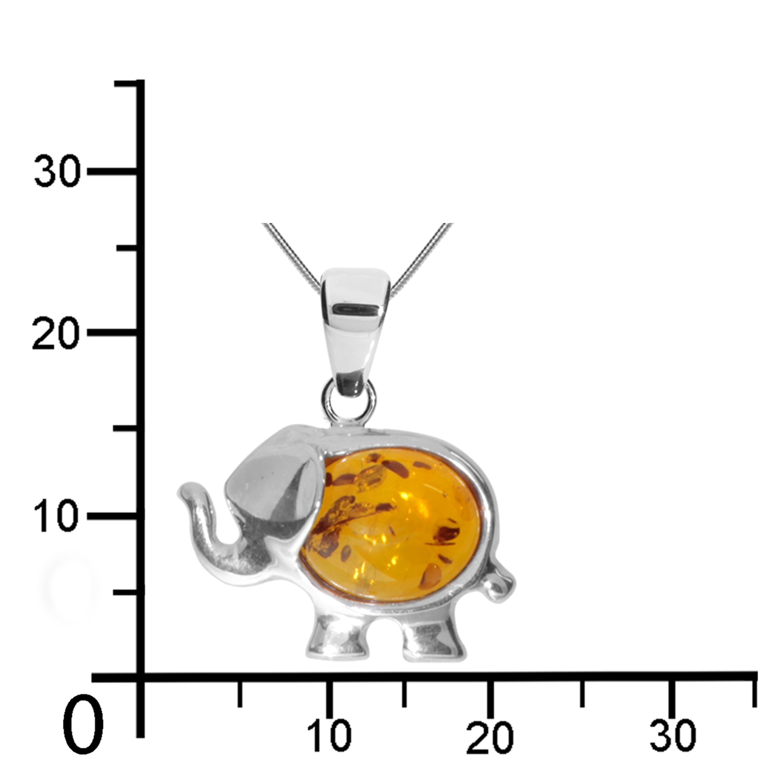 OSTSEE-SCHMUCK Kette mit Anhänger »Ostsee-Schmuck Kette mit Anhänger Elefant«