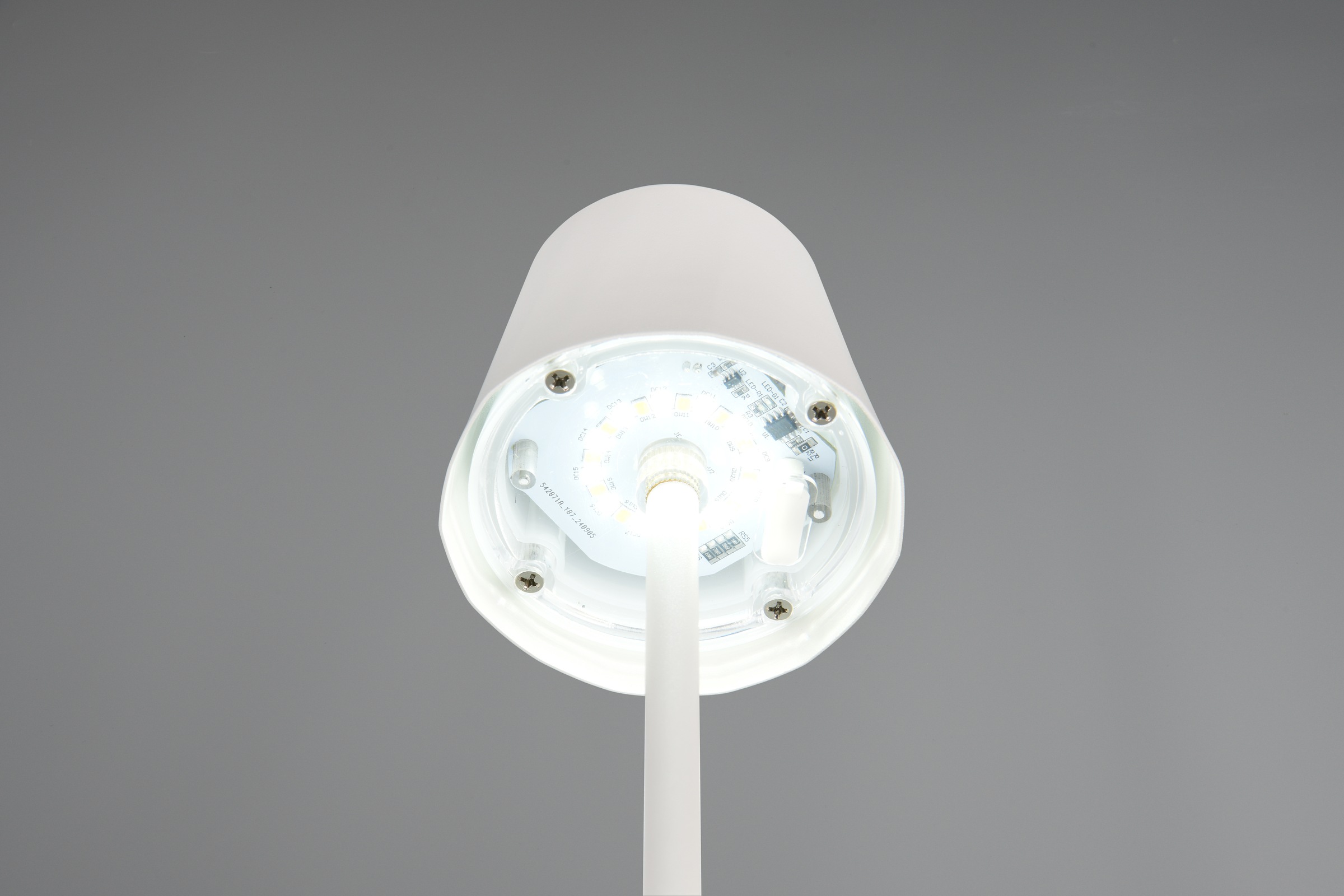 REALITY Leuchten LED Tischleuchte »DIAZ, Outdoor Akku Tischlampe Höhe 21 cm Ø 8,5 cm, IP44, Touchdimmer«, 1 flammig, Leuchtmittel LED-Board | LED fest integriert, CCT Lichtfarbe einstellbar 2700-6500K, 160 Lumen, 1,6W, USB Anschluss