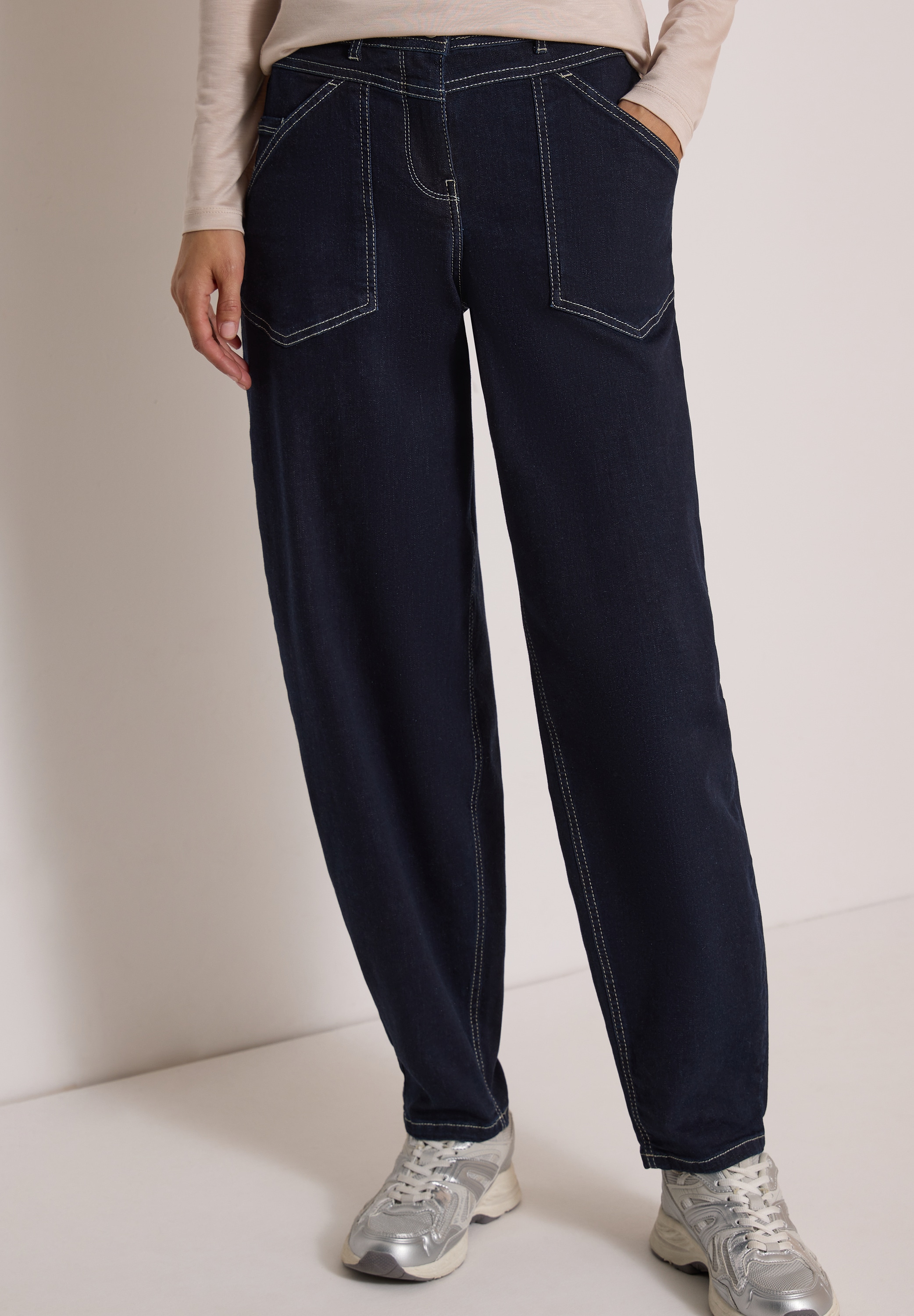 Cecil Loose-fit-Jeans 5-Pocket-Style