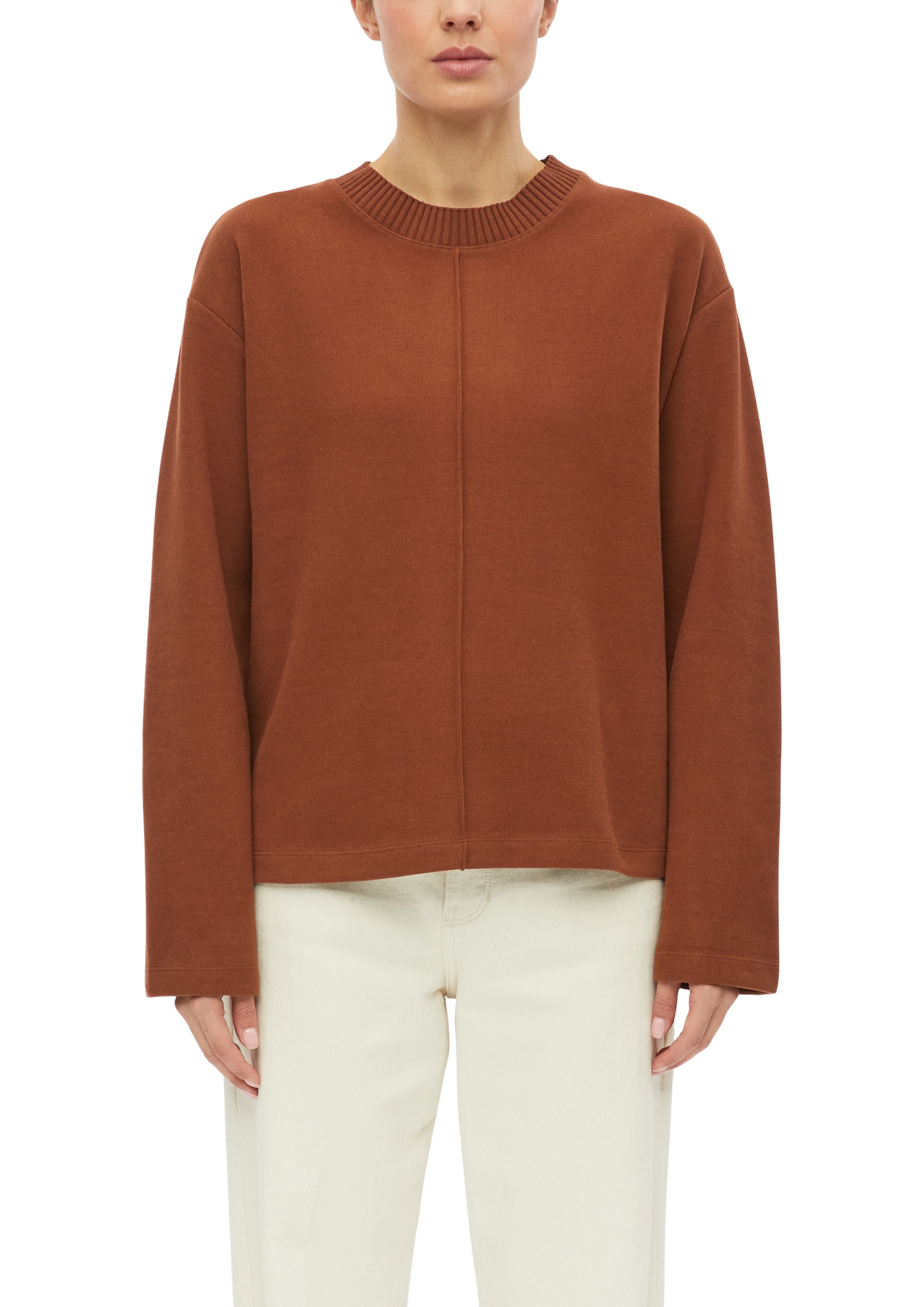 s.Oliver Sweater , Strickpullover mit Naht-Detail
