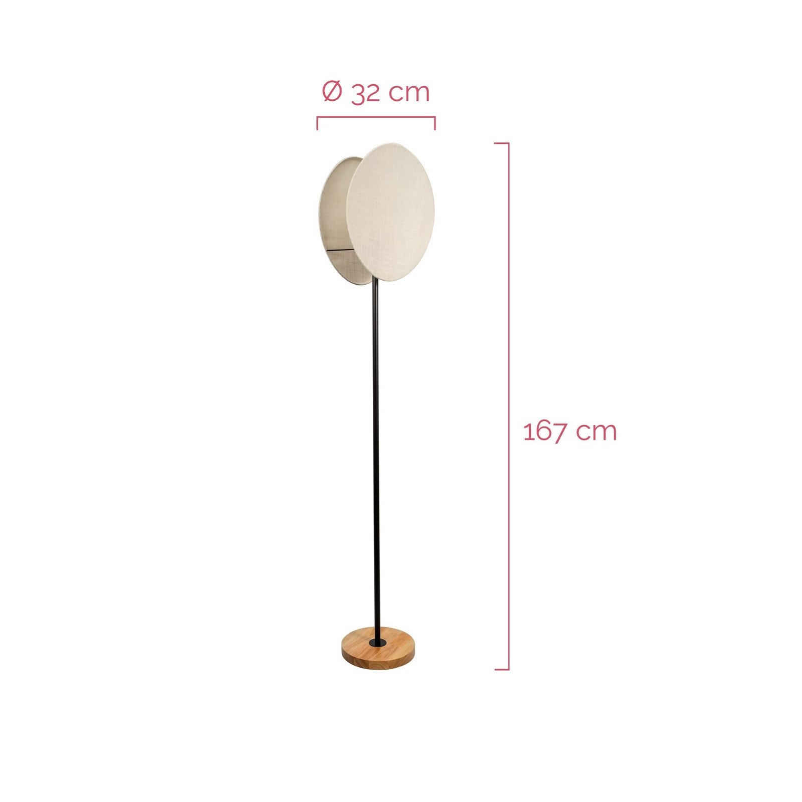 Pauleen Stehlampe »Boho Darling max20W Schwarz/Beige 230V Metall/Holz/Stoff«, 1 flammig, Leuchtmittel E27 | ohne Leuchtmittel, E27