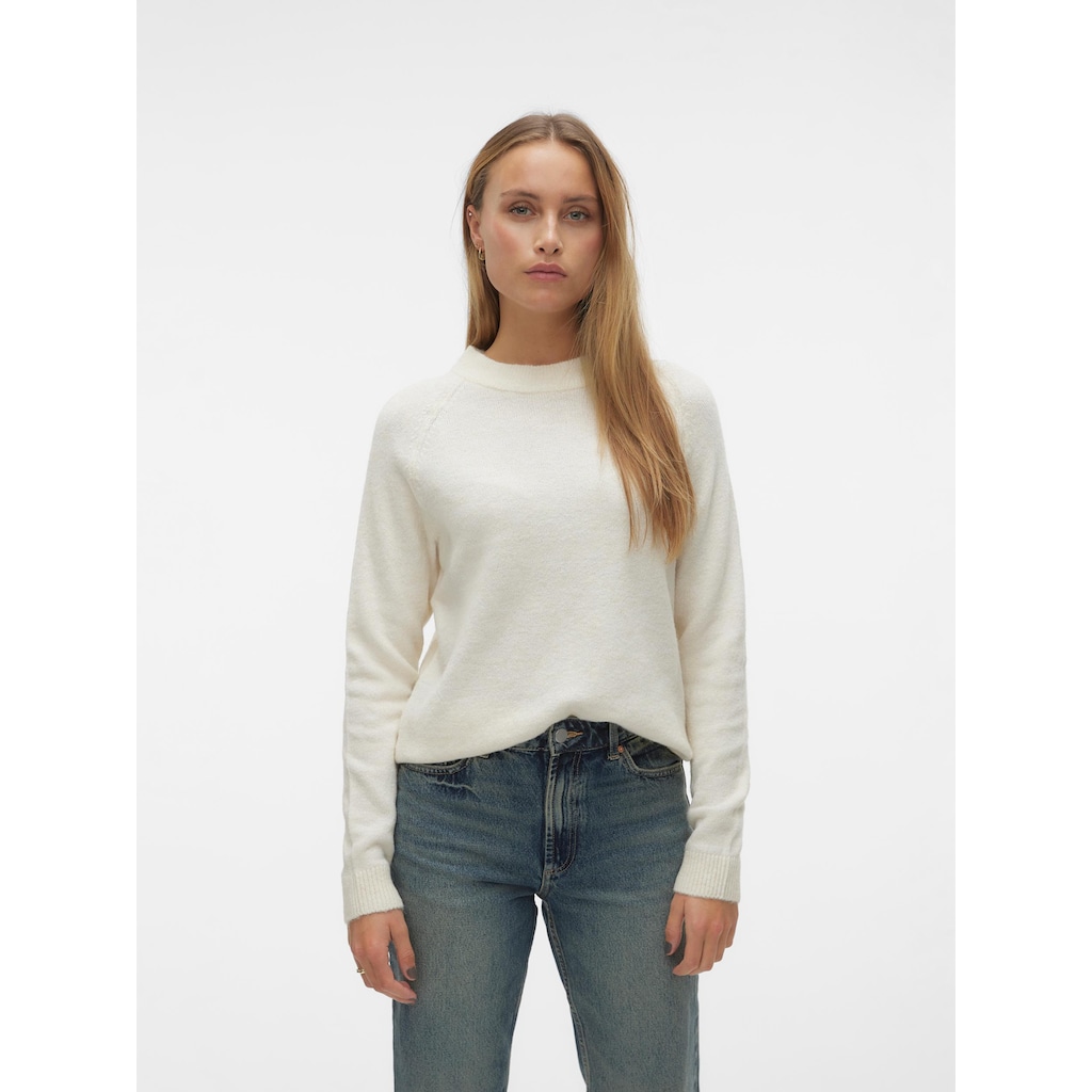 Vero Moda Rundhalspullover »VMFILUCA LS O-NECK PULLOVER GA NOOS«