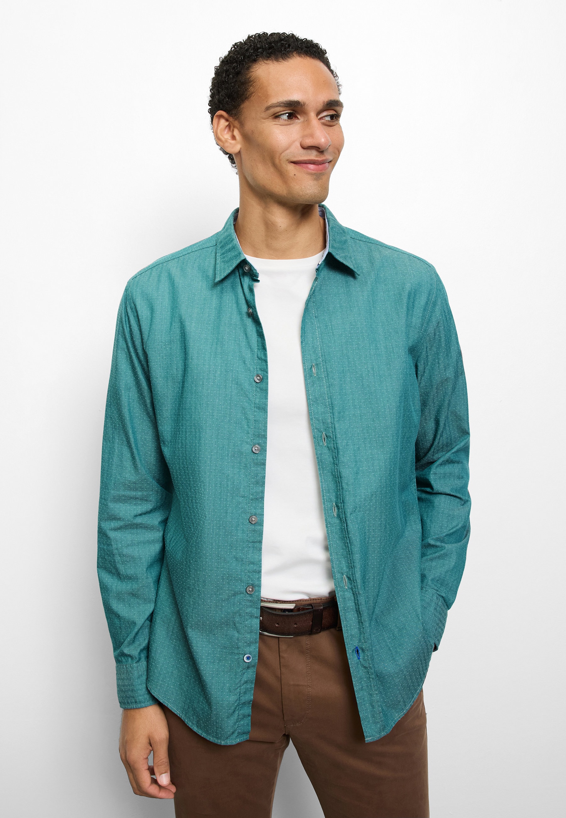 OLYMP Langarmhemd "OLYMP Casual, regular fit, Kent" günstig online kaufen