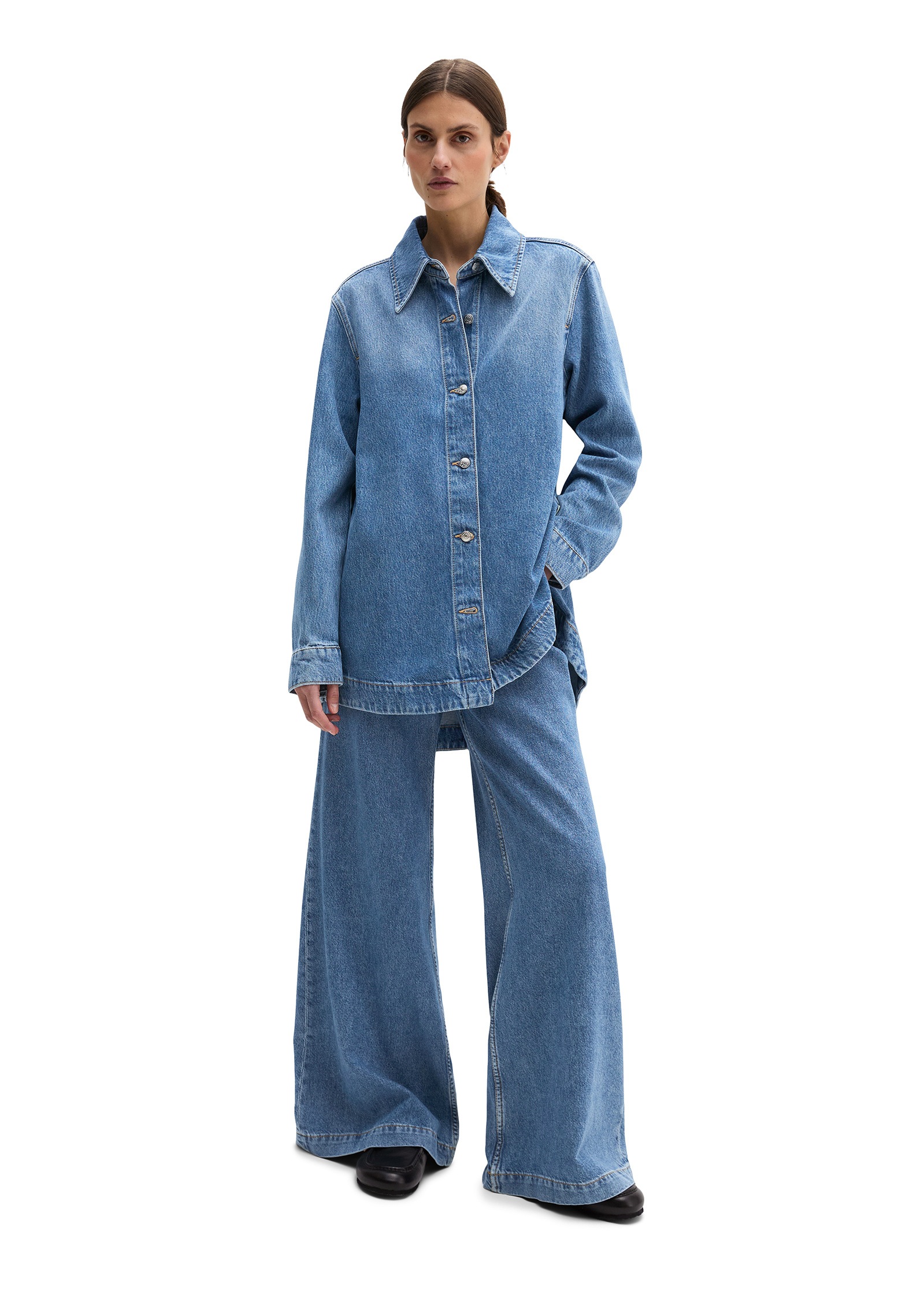 Marc O'Polo Jeansbluse »aus TENCEL™ Lyocell-Mix«