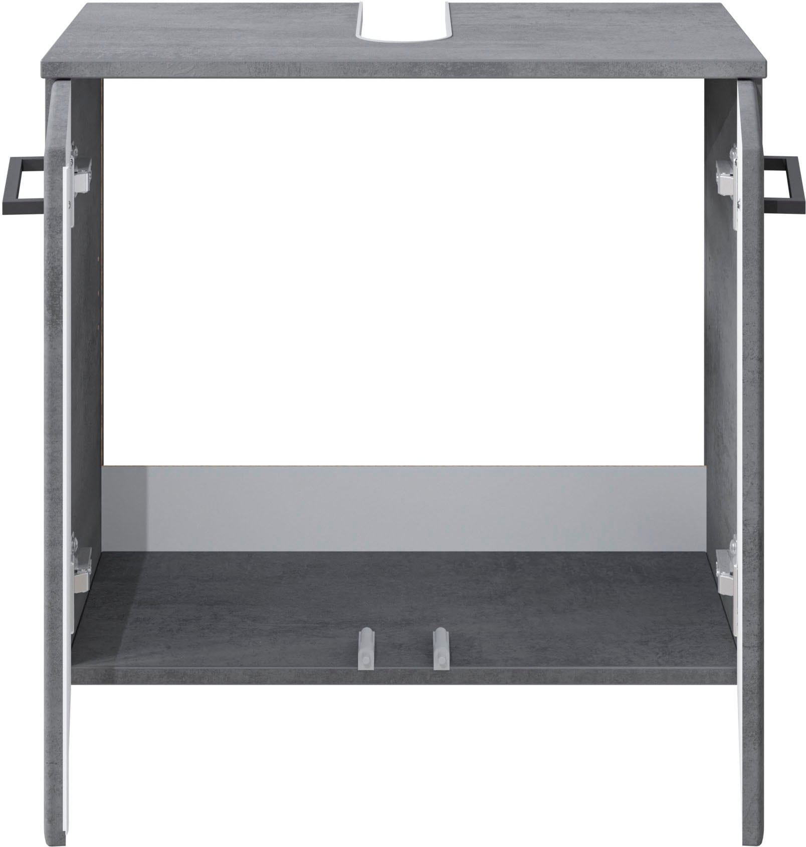 Saphir Badmöbel-Set »Quickset 945 4-teilig, Waschbeckenunterschrank und LED-Spiegelschrank«, (4 St.), Unterschrank, Hängeschrank, 7 Türen, 2 Schubladen, inkl. Türdämpfer