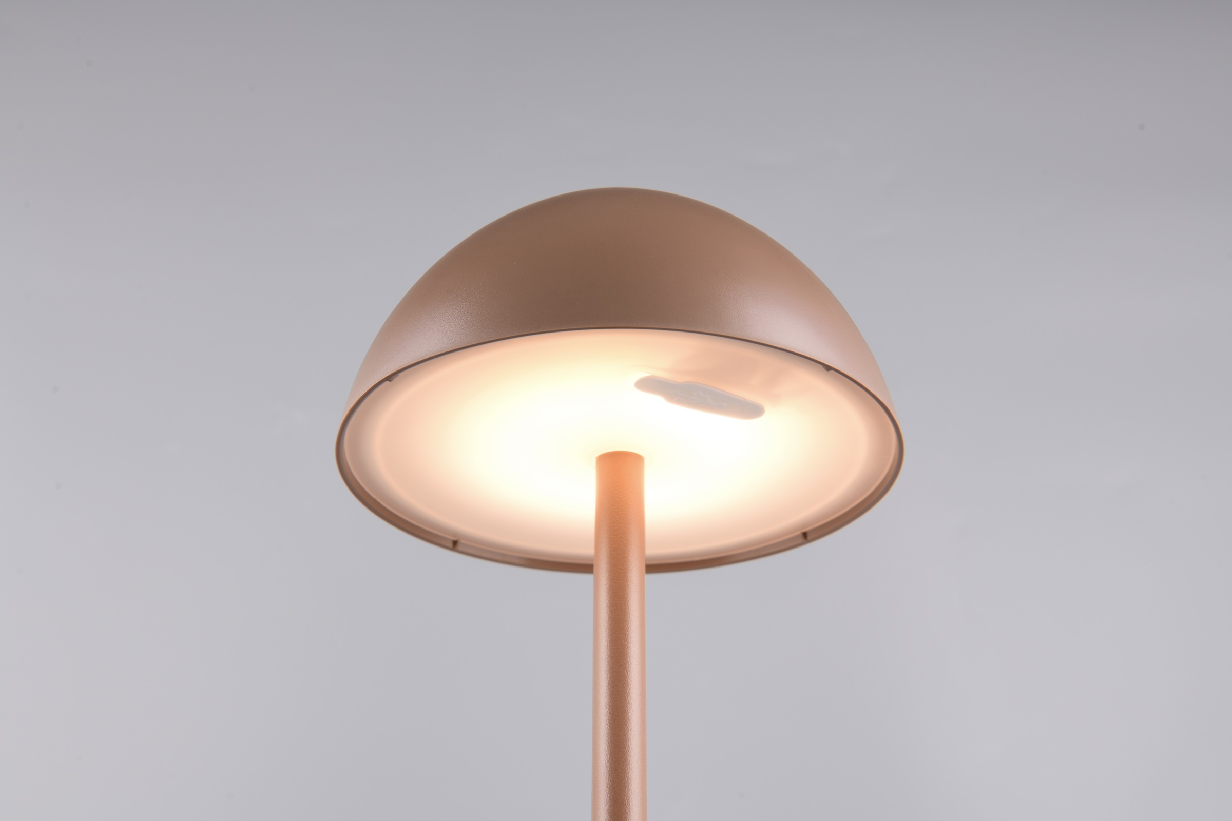 my home LED Außen-Tischleuchte »Abbey Tischleuchte 2er-Set« LED-Board 2 Stk. Warmweiß 2er Set Outdoor Akku Tischlampe Pilzdesign USB-C 4-fach Touch Dimmer