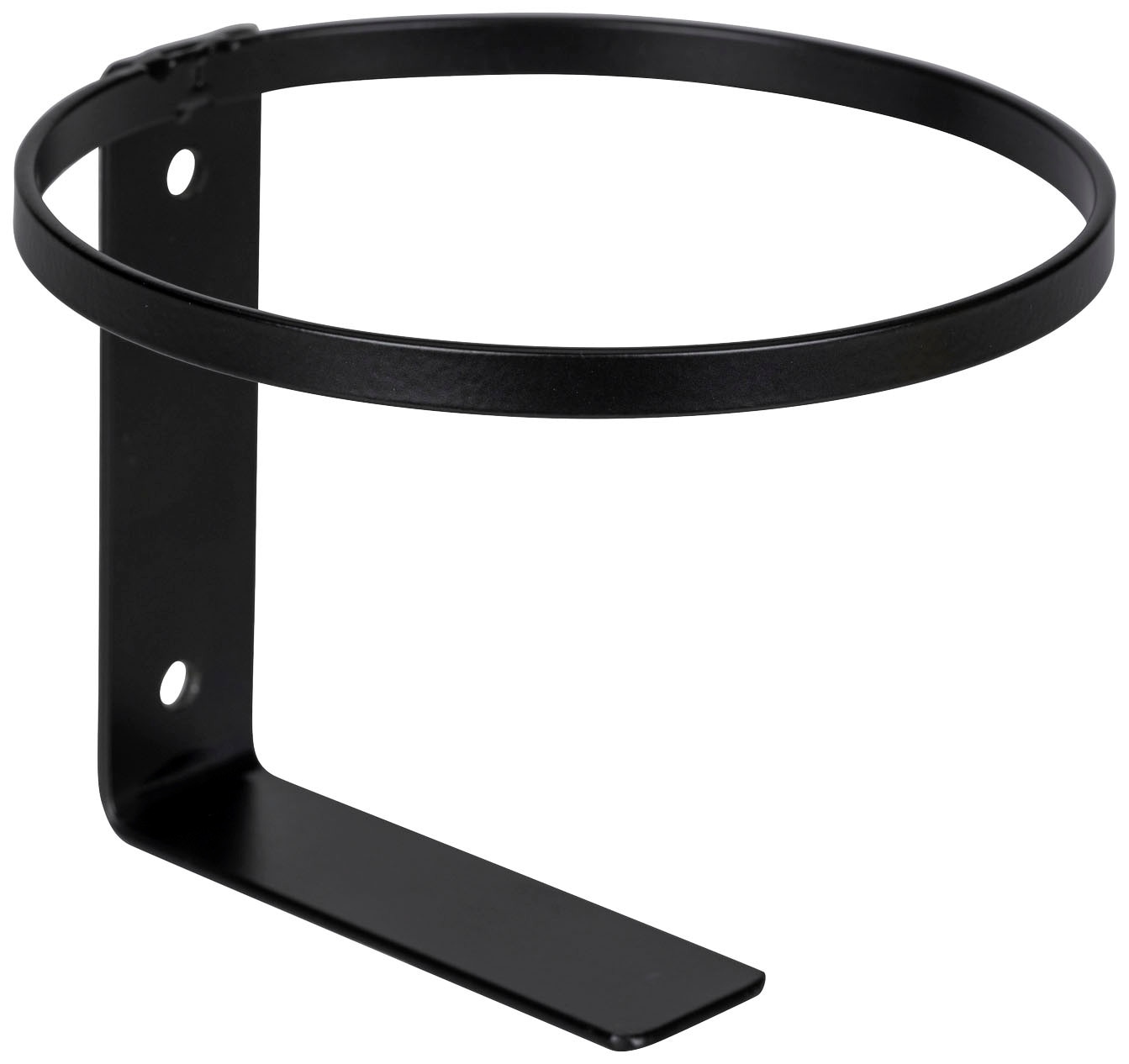 WENKO WC-Garnitur »Turbo-Loc® Carpino«, aus Kunststoff-Metall, schwarz, Befestigen ohne Bohren