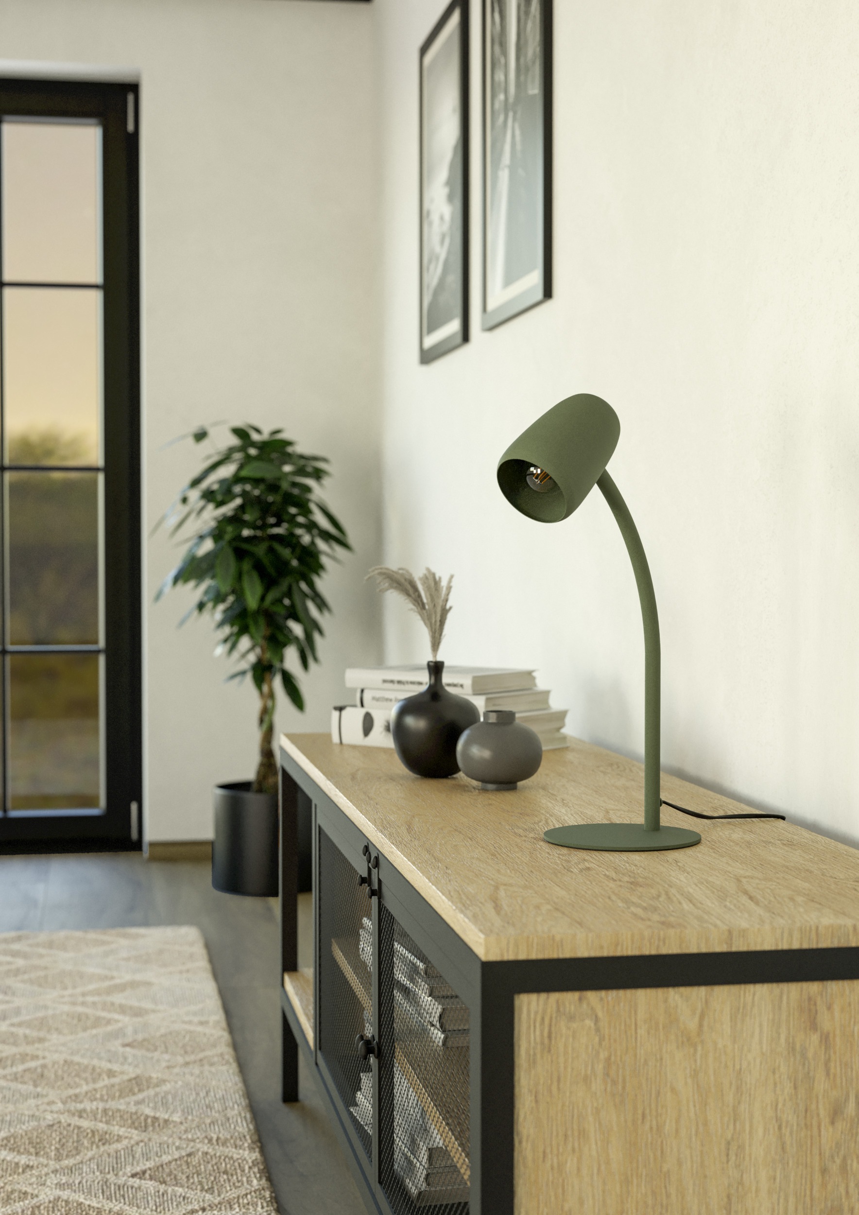 EGLO Tischleuchte »CARLO Tischlampe - Stahl - E14 - 1X18W - IP20« E14 1 Stk.