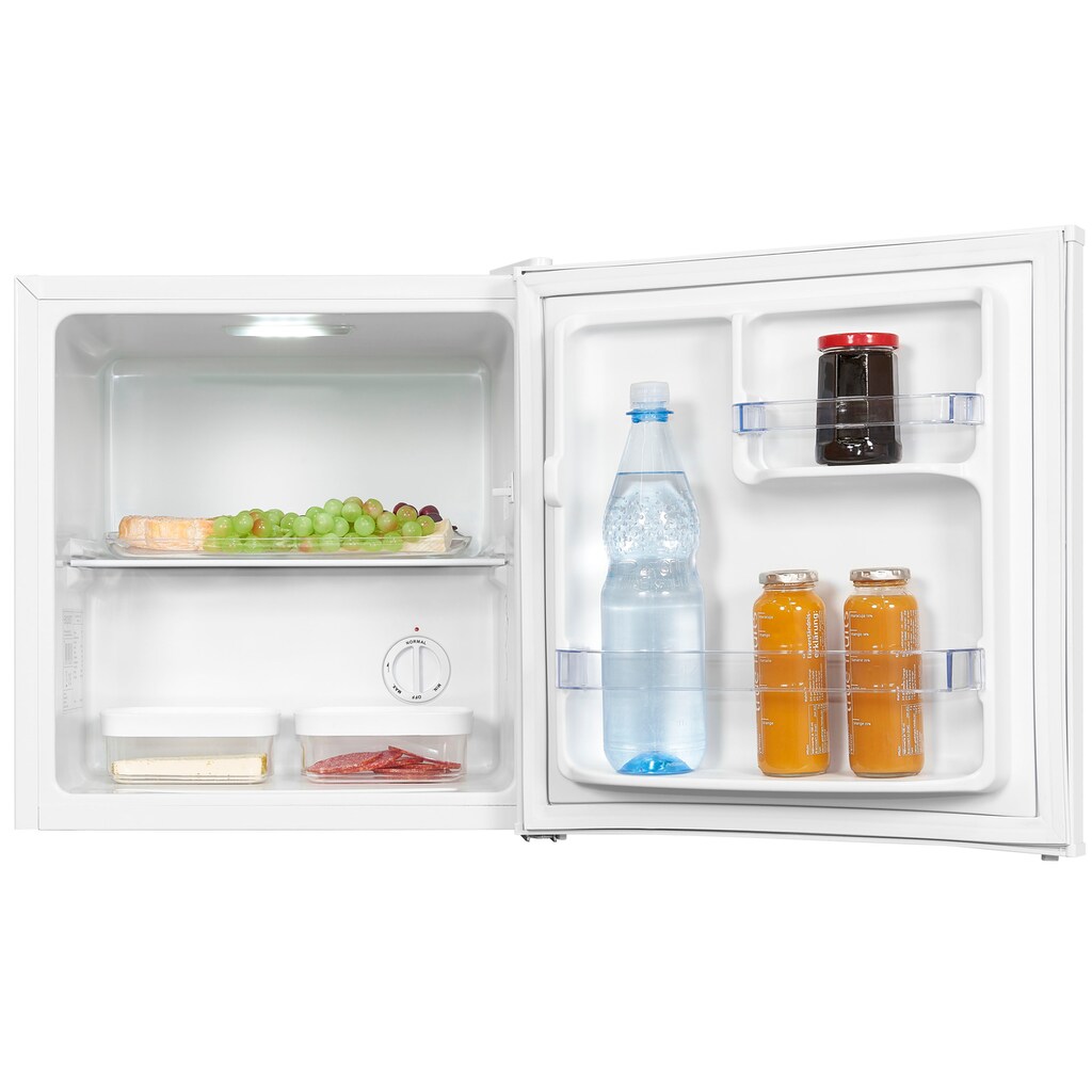 exquisit Kühlschrank »KB05-V-151F«, KB05-V-151F weiss, 51 cm hoch, 45 cm breit, 41 L Volumen