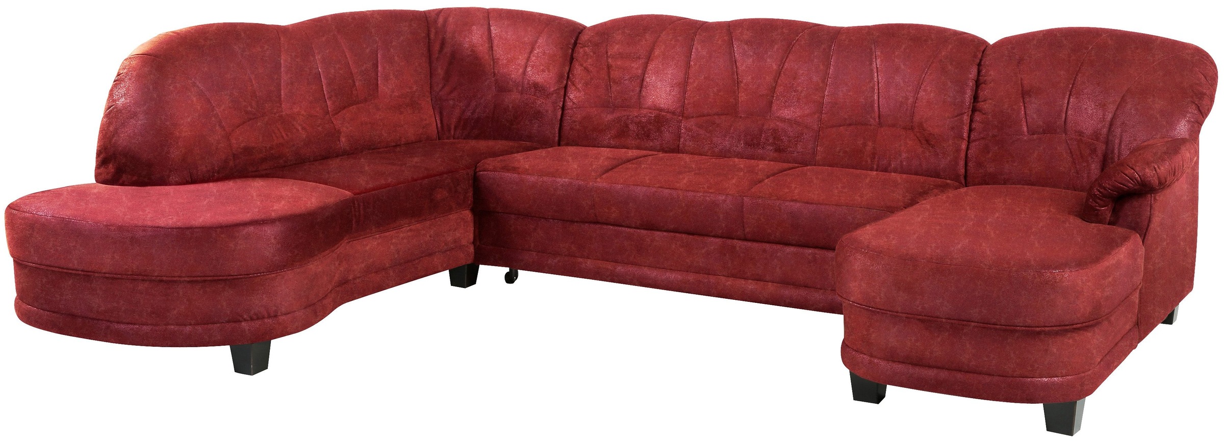 Thumbnail - Home affaire Wohnlandschaft "Camelita, viel Platz, bequem und zeitlos, Breite 289cm, U-Form" wahlweise mit Bettfunktion