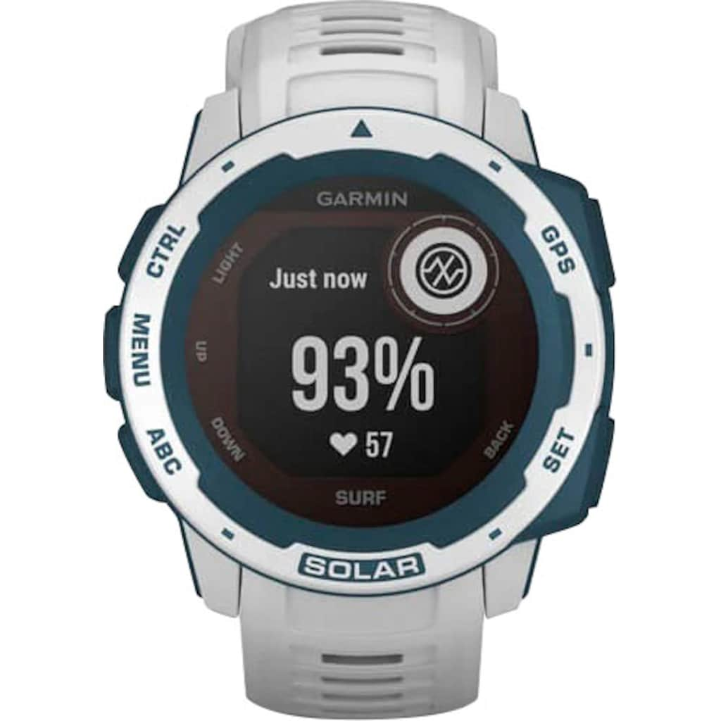 Garmin Smartwatch »Instinct Solar – Surf Edition«