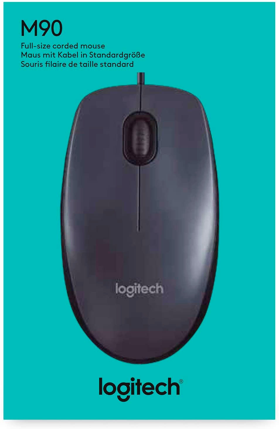 Logitech Maus »Optical Mouse M90 Black«