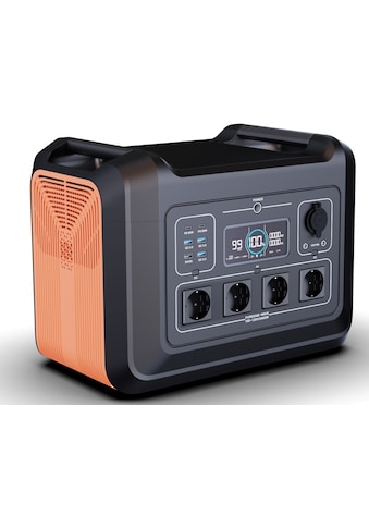 Powerstation »UPP-2400, 2400 Watt, 2232 Wh, LiFePO4, tragbarer Akku/Batterie«, 697500 mAh