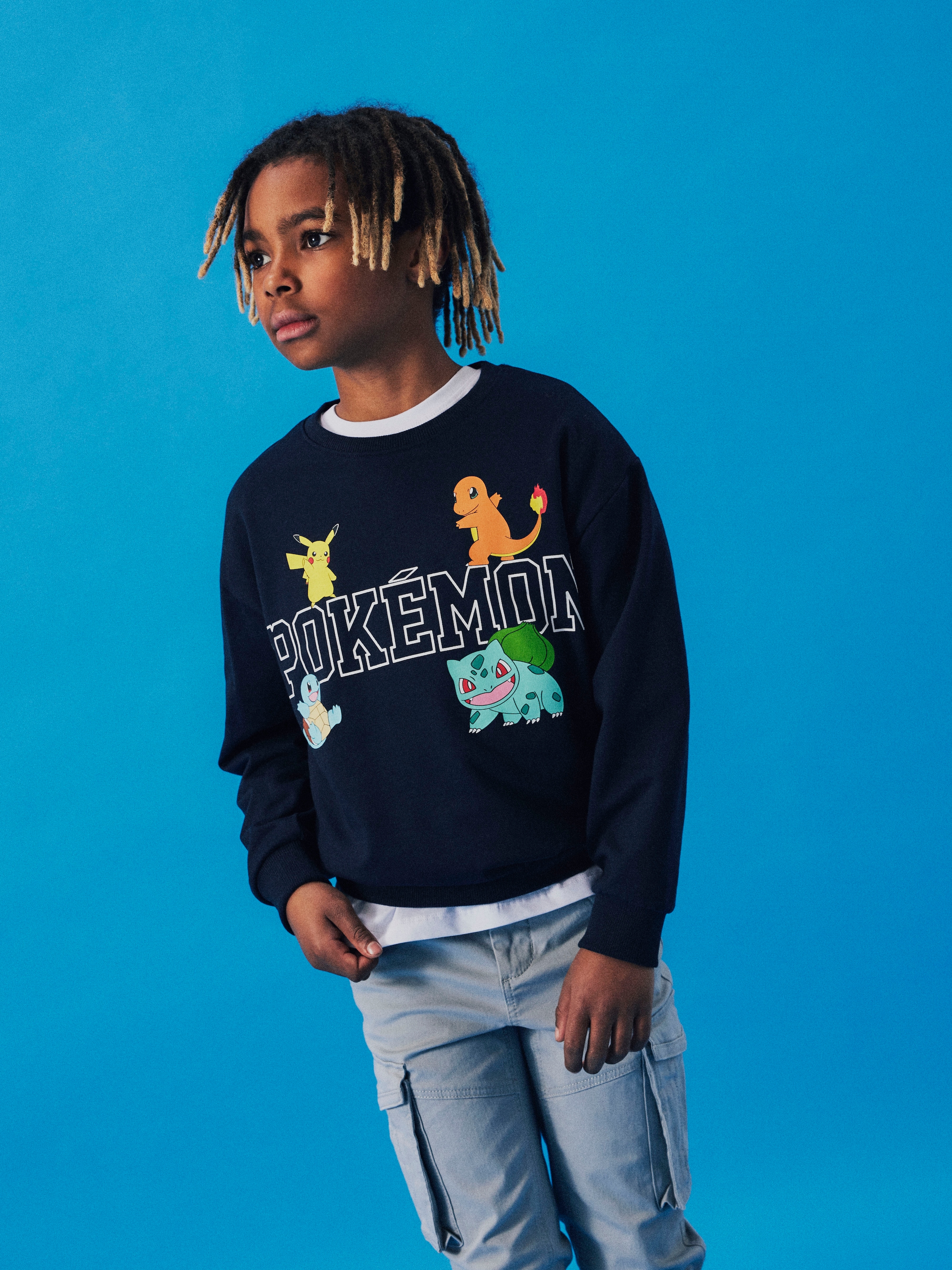 Name It Sweatshirt »NKMDAY POKEMON NREG SWEAT BRU NOOS SKY«