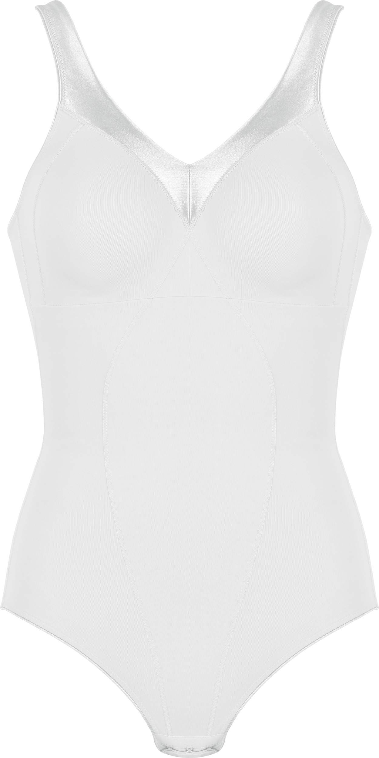 Naturana "Minimizer" 1 V-Ausschnitt, Kontrastbesatz am Ausschnitt, Druckknö günstig online kaufen