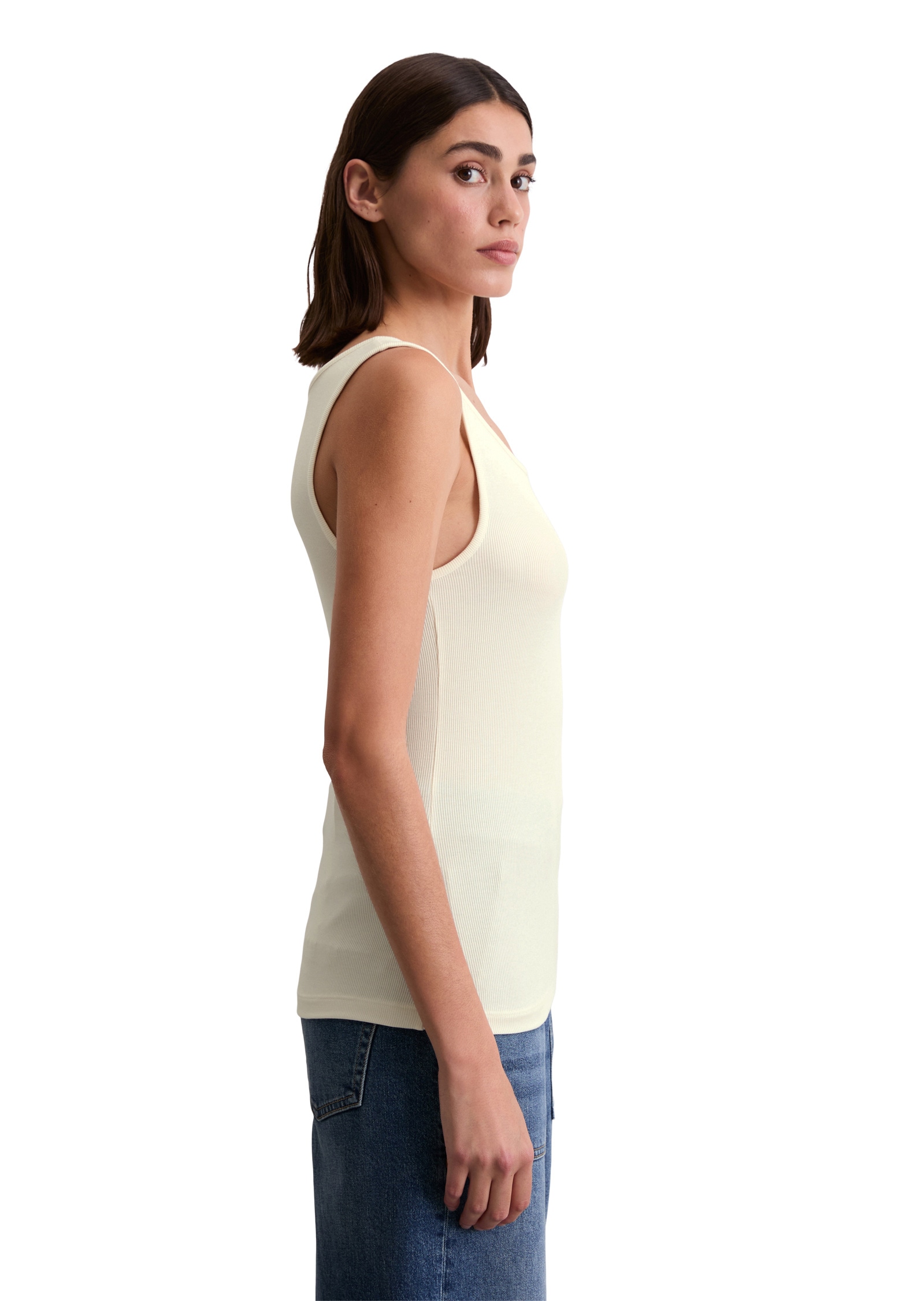 Marc O'Polo T-Shirt »aus softem Rippjersey«