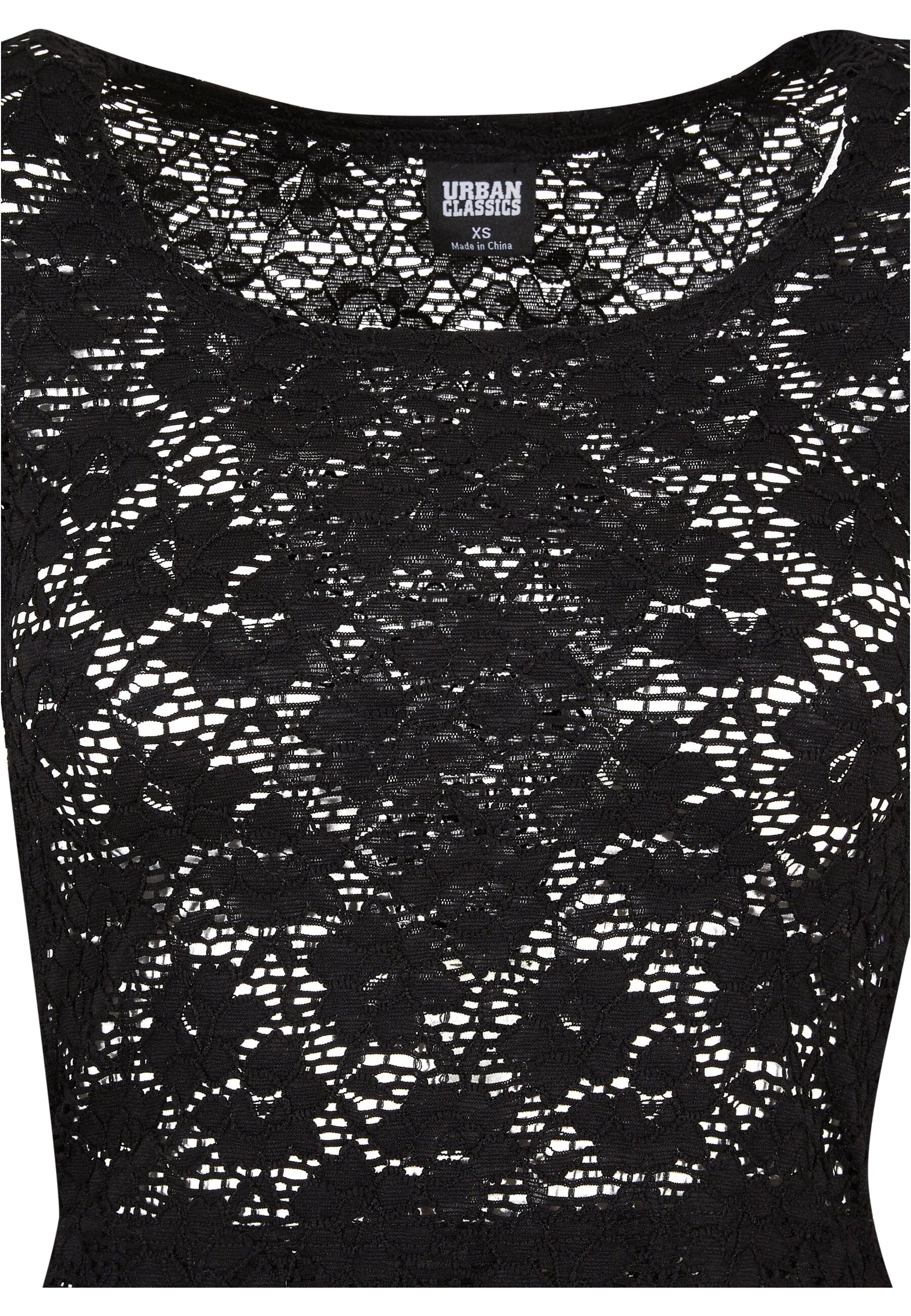 Thumbnail - URBAN CLASSICS Longsleeve "Urban Classics Damen Ladies Cropped Lace Longsleeve", (1 tlg.)