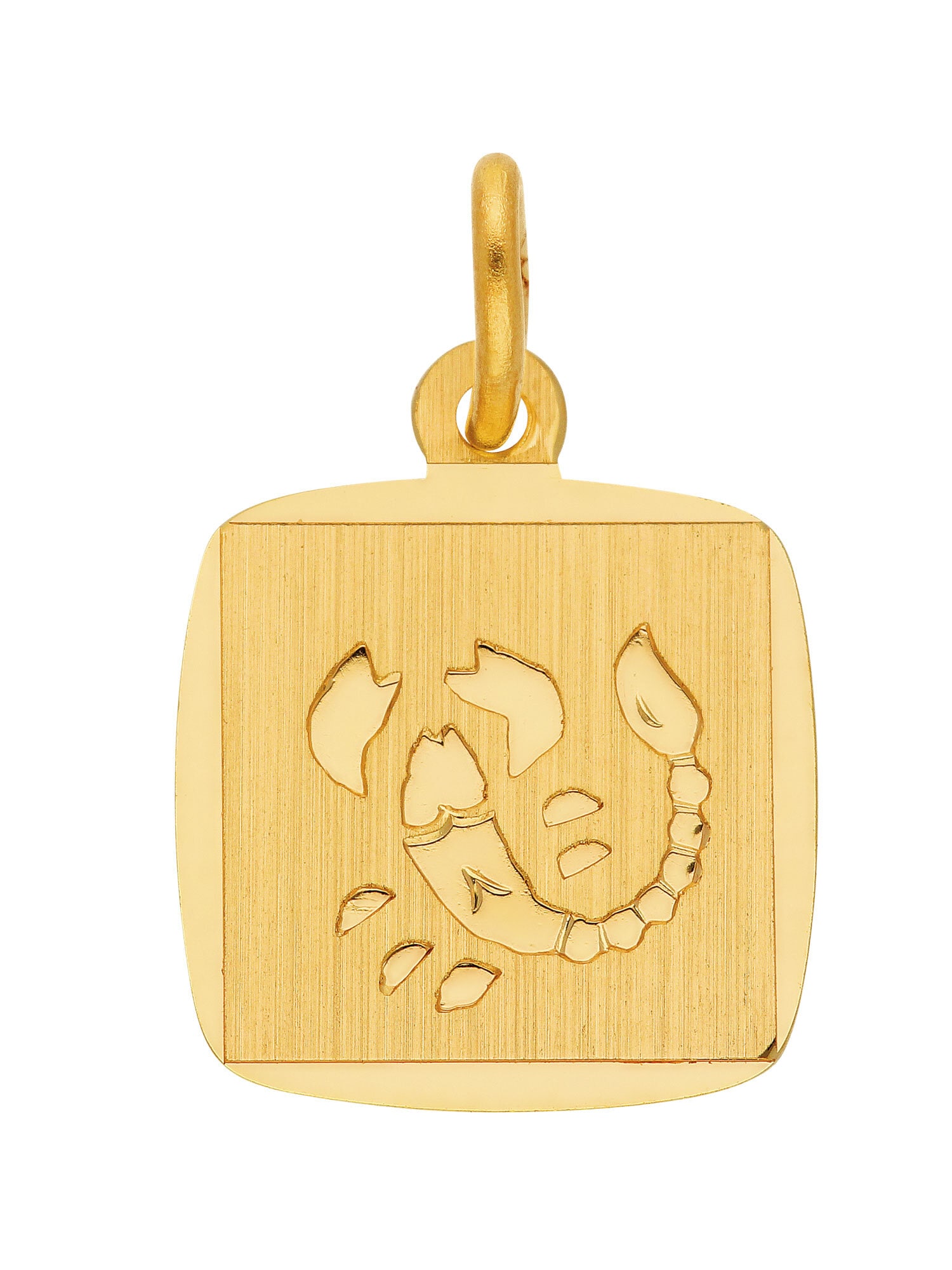 ADELIA ́S Damen Kettenanhänger "Damen Gold Schmuck 333 Gold Sternzeichen Anhänger Skorpion", Skorpion, Gold, gold, Gold, Schmuckanhänger, Goldschmuck