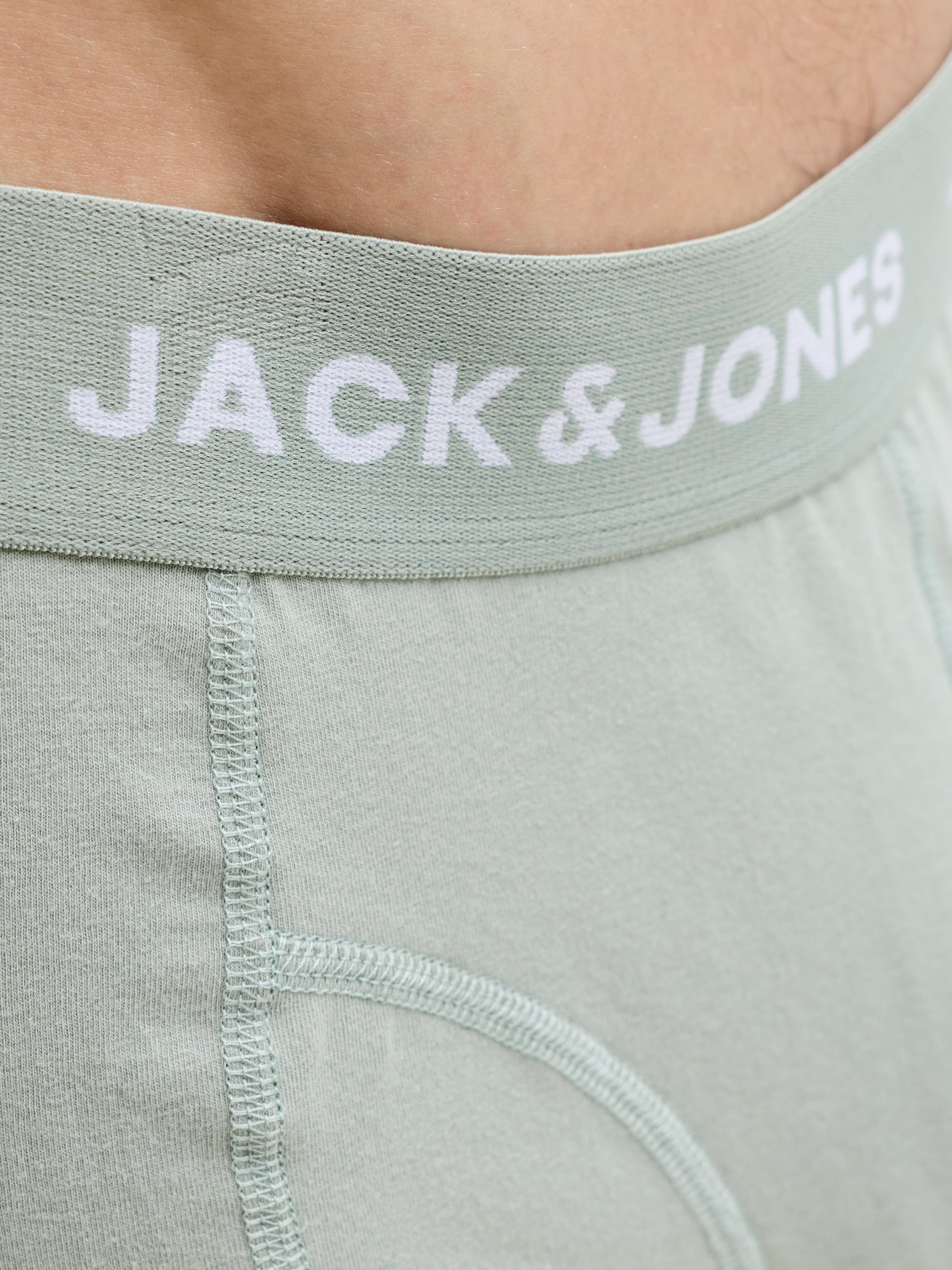 Jack & Jones Trunk »JACBENJA SOLID TRUNKS 7 PACK STYD« Packung, 7 Stk. Baumwollmischung, elastischer Bund