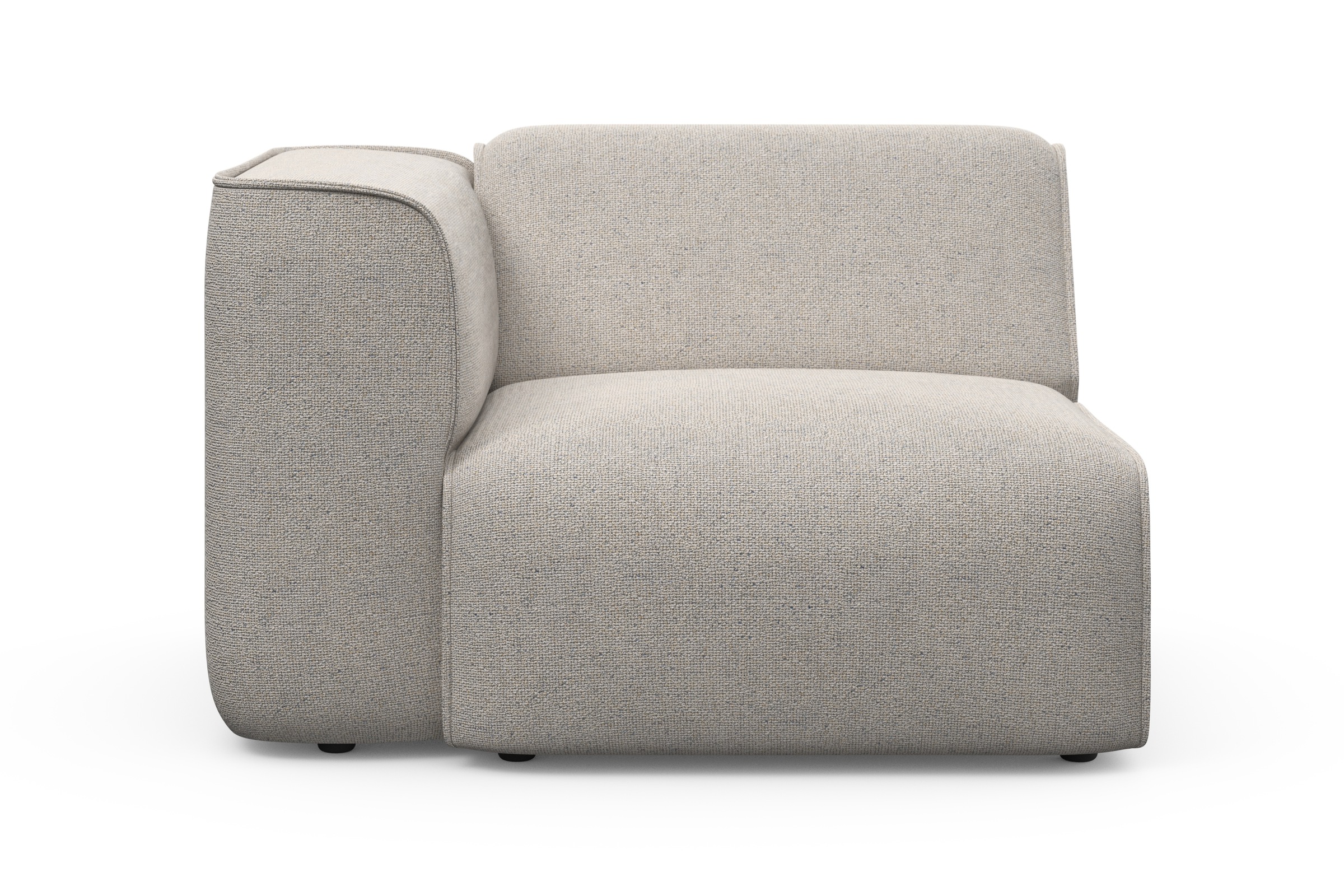 RAUM.ID Sessel "Merid Sofa-Eckelement, Maße B/T/H: 109/97/46 cm", als Modul günstig online kaufen