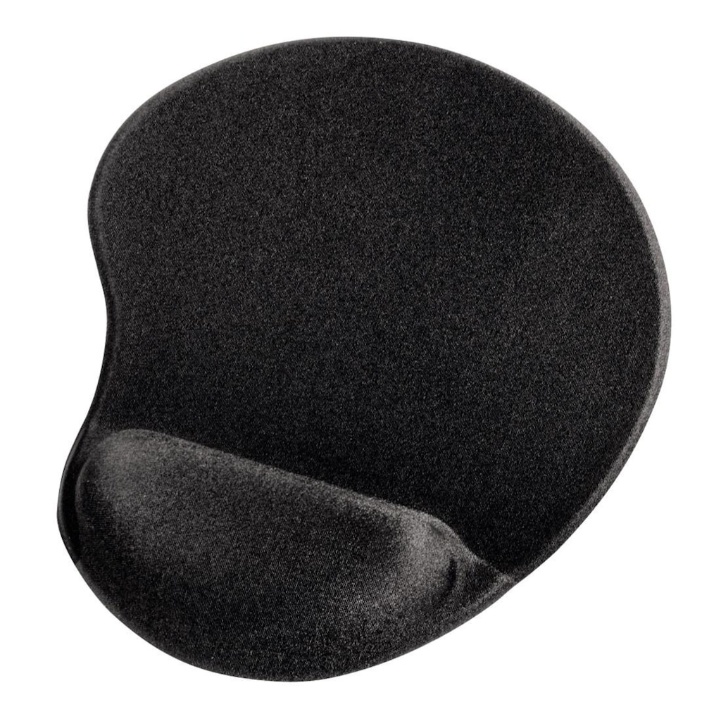 Hama Mauspad »ergonomisches Mauspad mit Handballenauflage "Ergonomic", Schwarz«