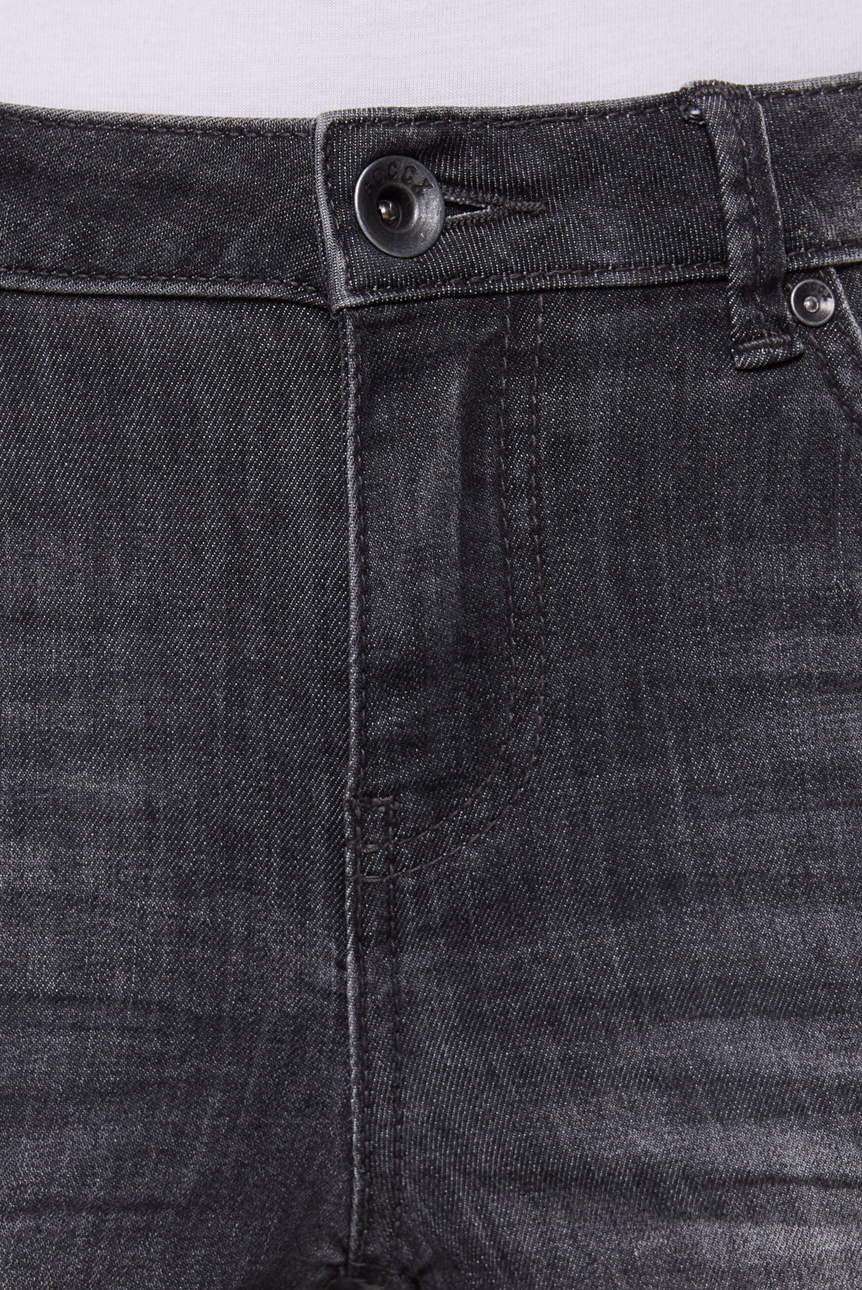 SOCCX Slim-fit-Jeans, mit Turn-Up Saum