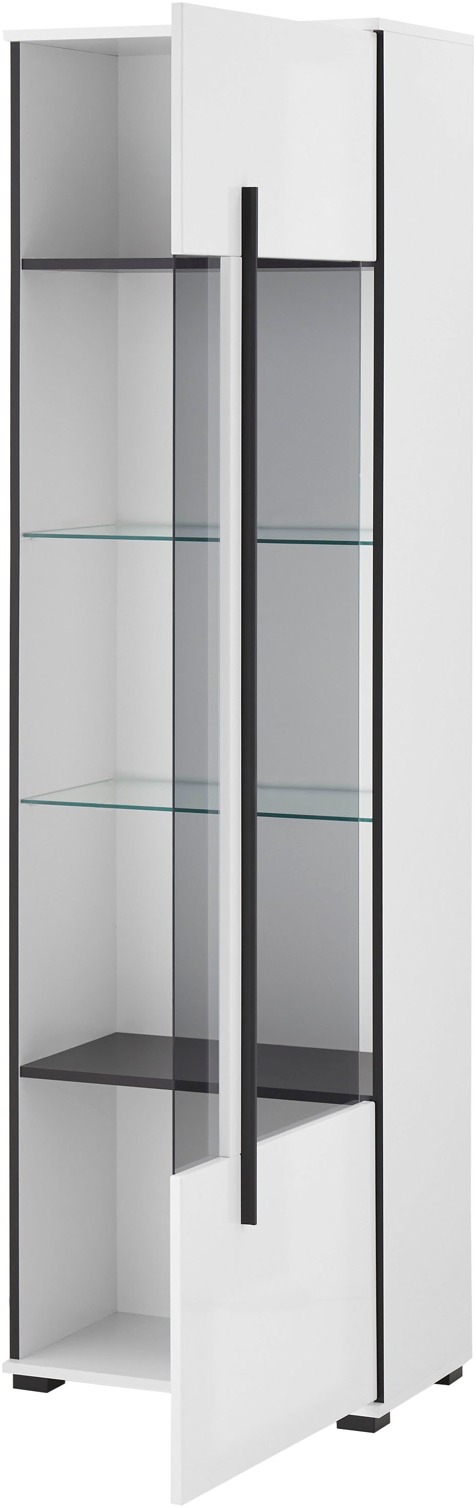 INOSIGN Wohnwand »Cantara, moderne Anbauwand, Wohnzimmer-Set, in Eiche Evoke oder Weiß«, (Set, 4 St.)