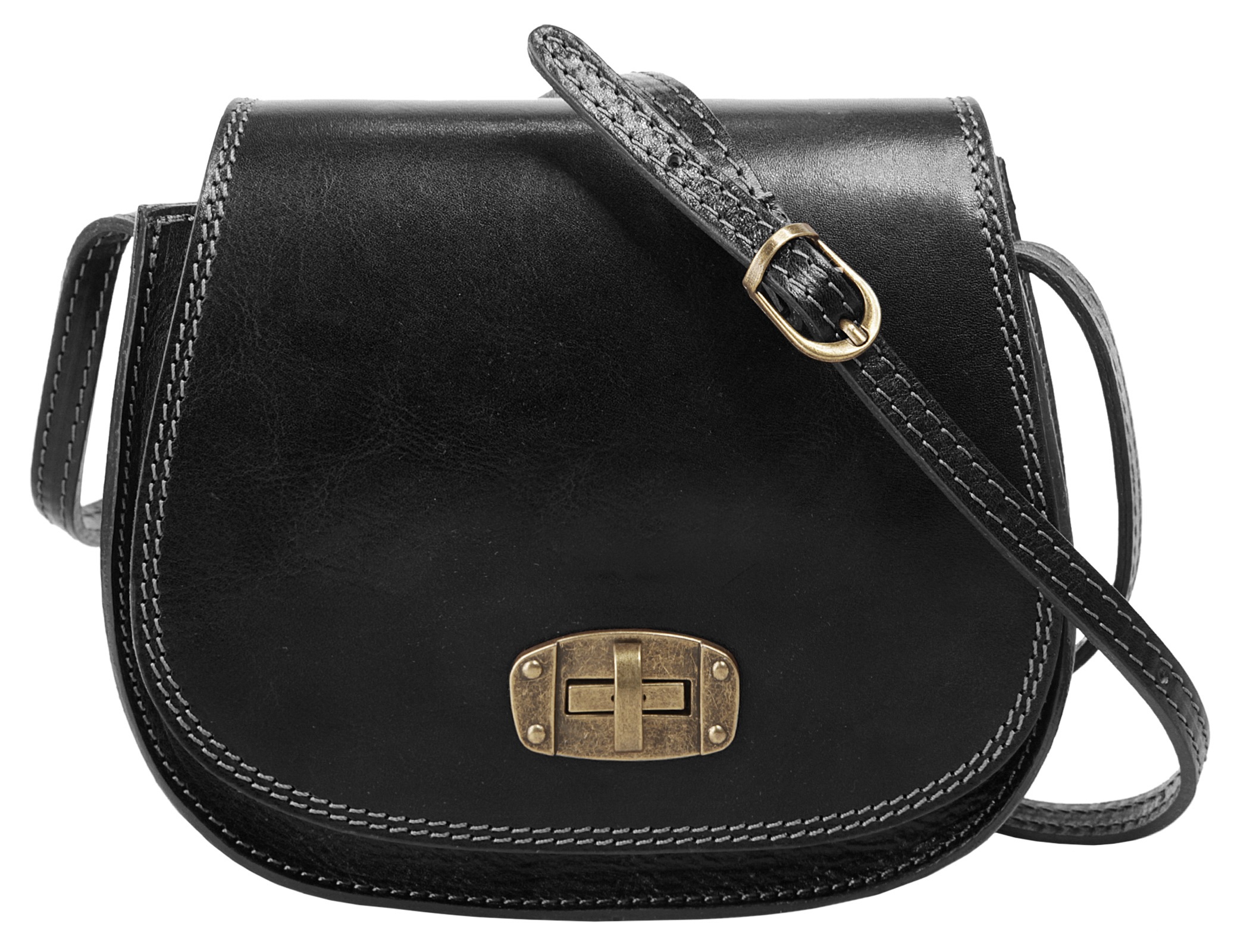 Piké Umhängetasche echt Leder, Made in Italy günstig online kaufen