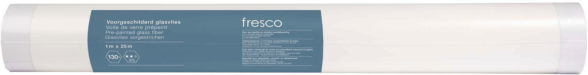 Isoliertapete »Fresco Vorgestrichen Glasvliestapete Weiss 25mx1,03m (130g/m2)«, uni, Fresco Vorgestrichen Glasvliestapete Weiss 25mx1,03m (130g/m2)