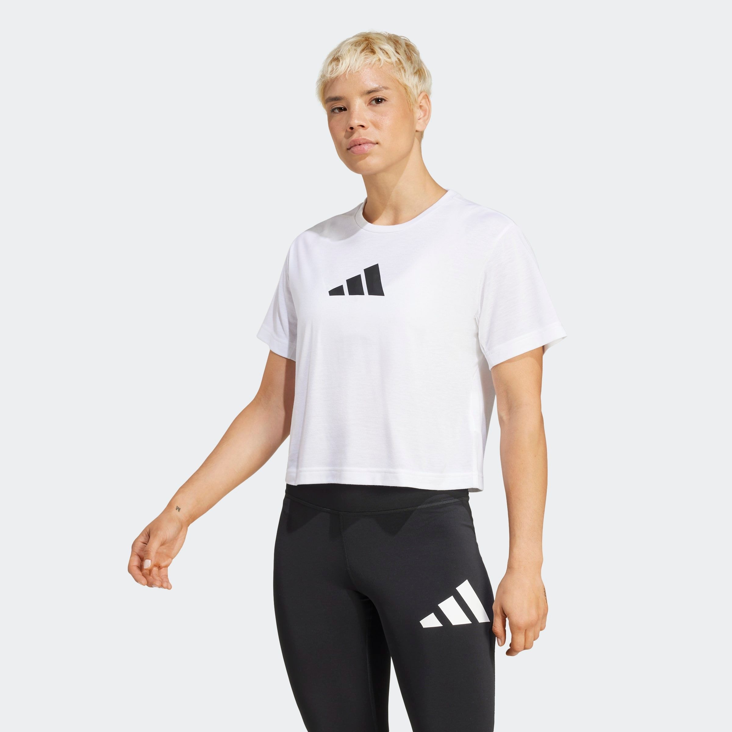 adidas Performance T-Shirt "TRAIN ESSENTIALS BIG LOGO PERFORMANCE TRAINING" günstig online kaufen