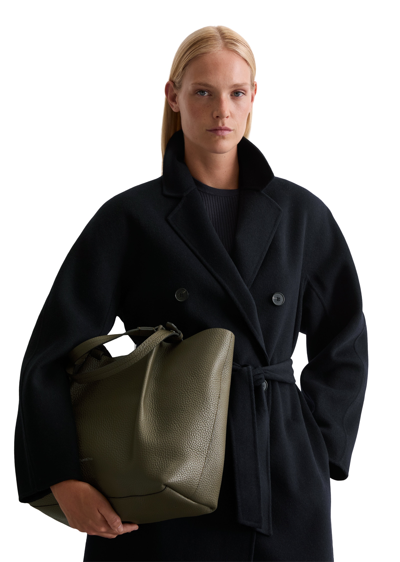 Marc O'Polo Shopper »aus genarbtem Rindleder«
