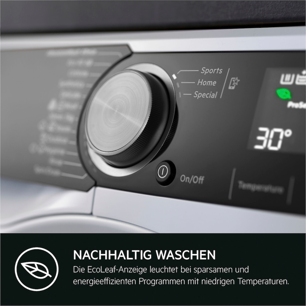 AEG Waschmaschine »LR7D70490«, 7000 ProSteam®, LR7D70490, 9 kg, 1400 U/min, ProSteam - Dampf-Programm für 96 % weniger Wasserverbrauch & Wifi