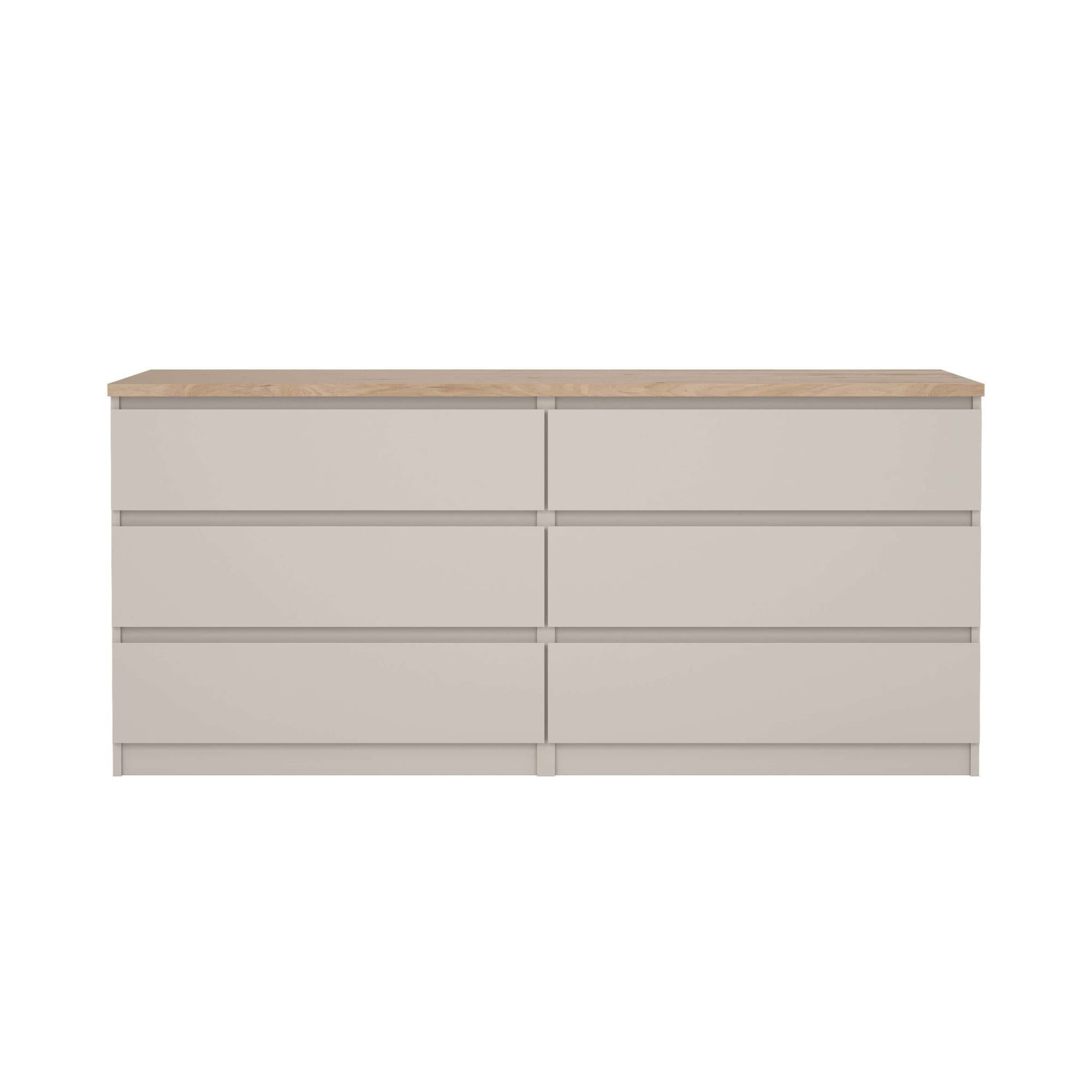 INOSIGN Kommode "Naia, Aufbewahrung, 6 Schubladen, grifflose Front, viel St günstig online kaufen