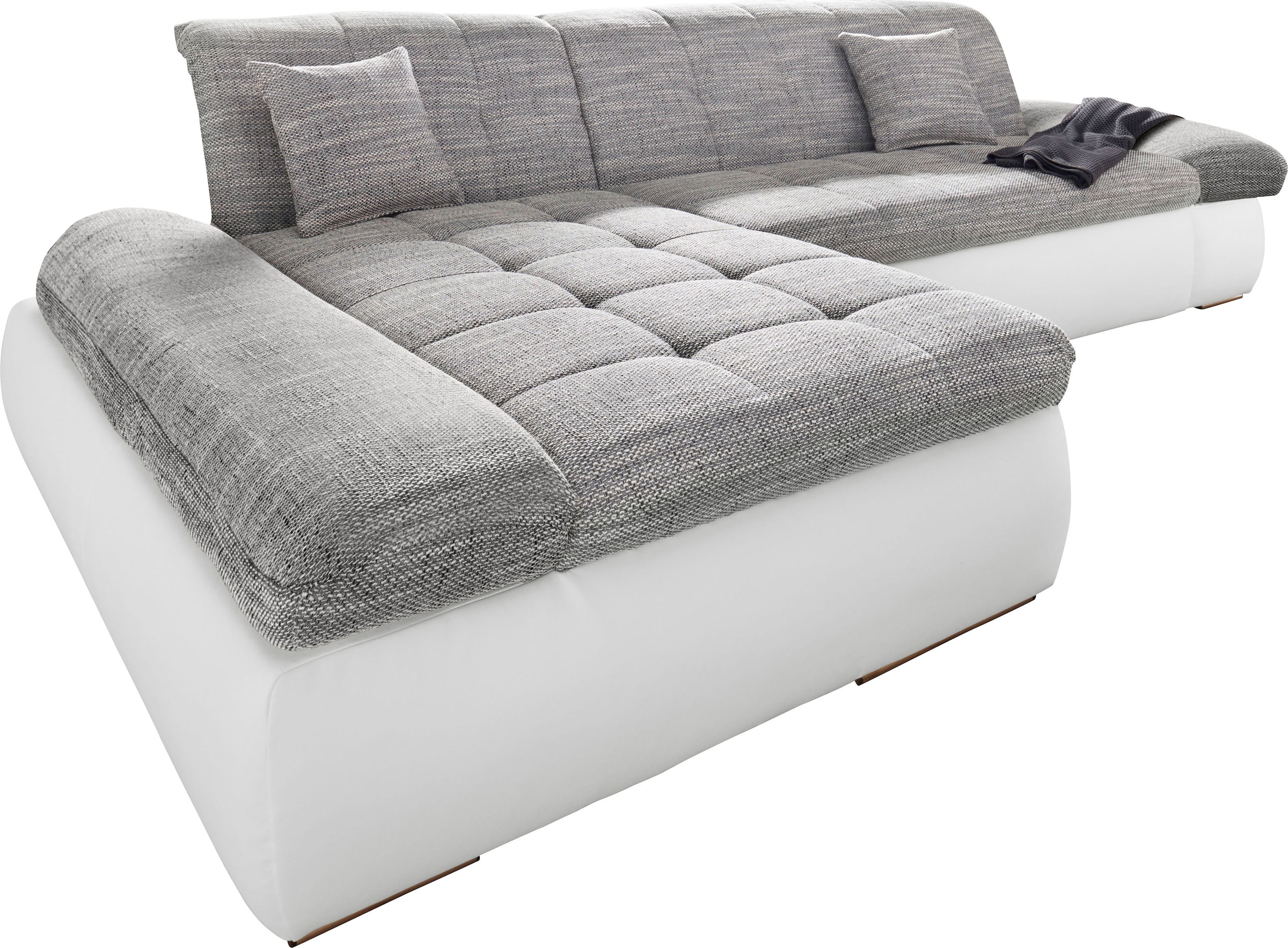 DOMO collection Ecksofa "Moric Luxus - B/T/H 300/172/80 cm, XXL-Format", L- günstig online kaufen