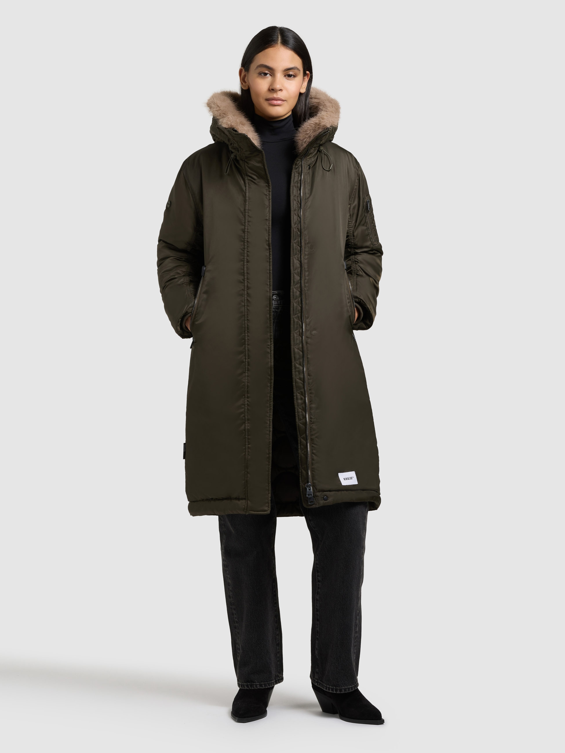 khujo Wintermantel »OLIVA«