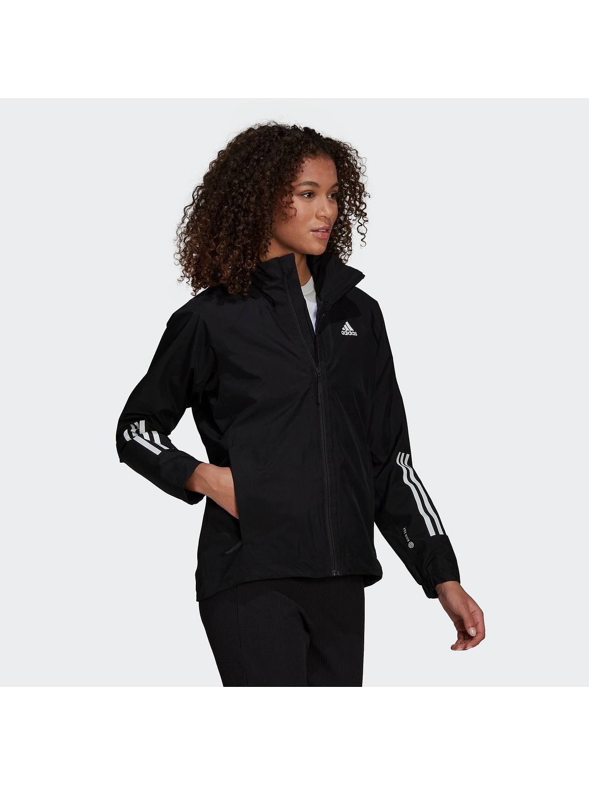 adidas Sportswear Regenjacke "Große Größen", mit Kapuze, Wasserdichte und atmungsaktive Membran