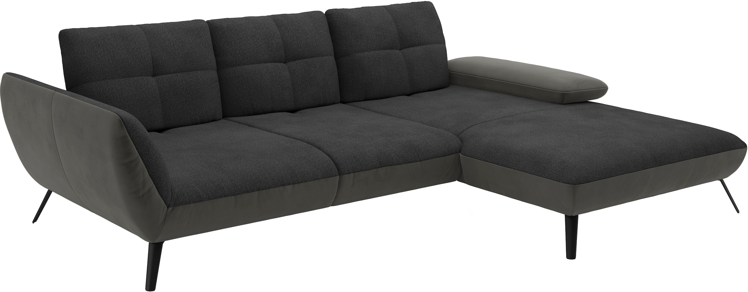 Places of Style Ecksofa »Mikado L-Form«, inkl. Sitztiefenverstellung und Armteilverstellung