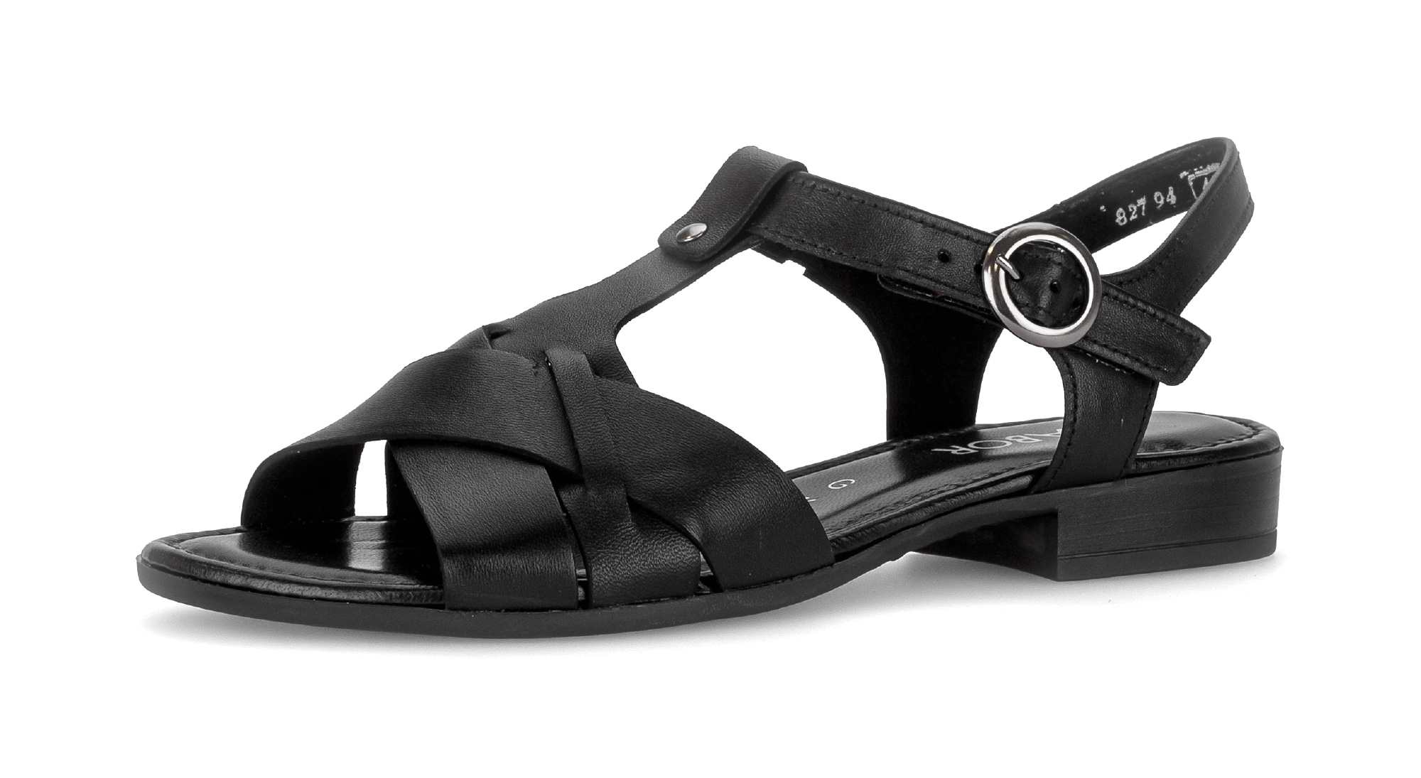 Gabor Riemchensandale "Rhodos" Blockabsatz, Sandalette mit verstellbarem Riemchen, G-Weite