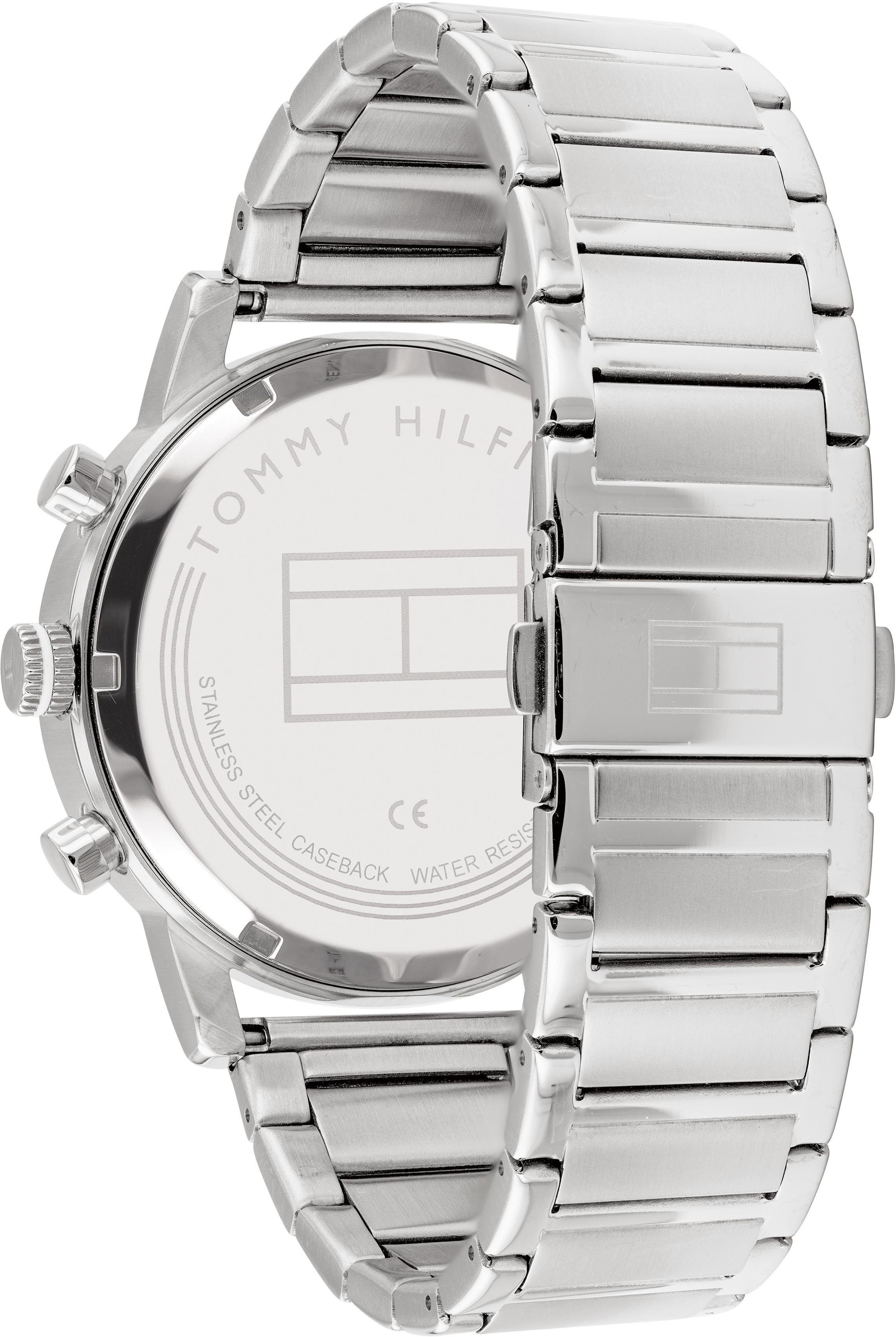 Tommy Hilfiger Multifunktionsuhr »Dressed Up, 1710401«, Quarzuhr, Armbanduhr, Herrenuhr, Datum, analog