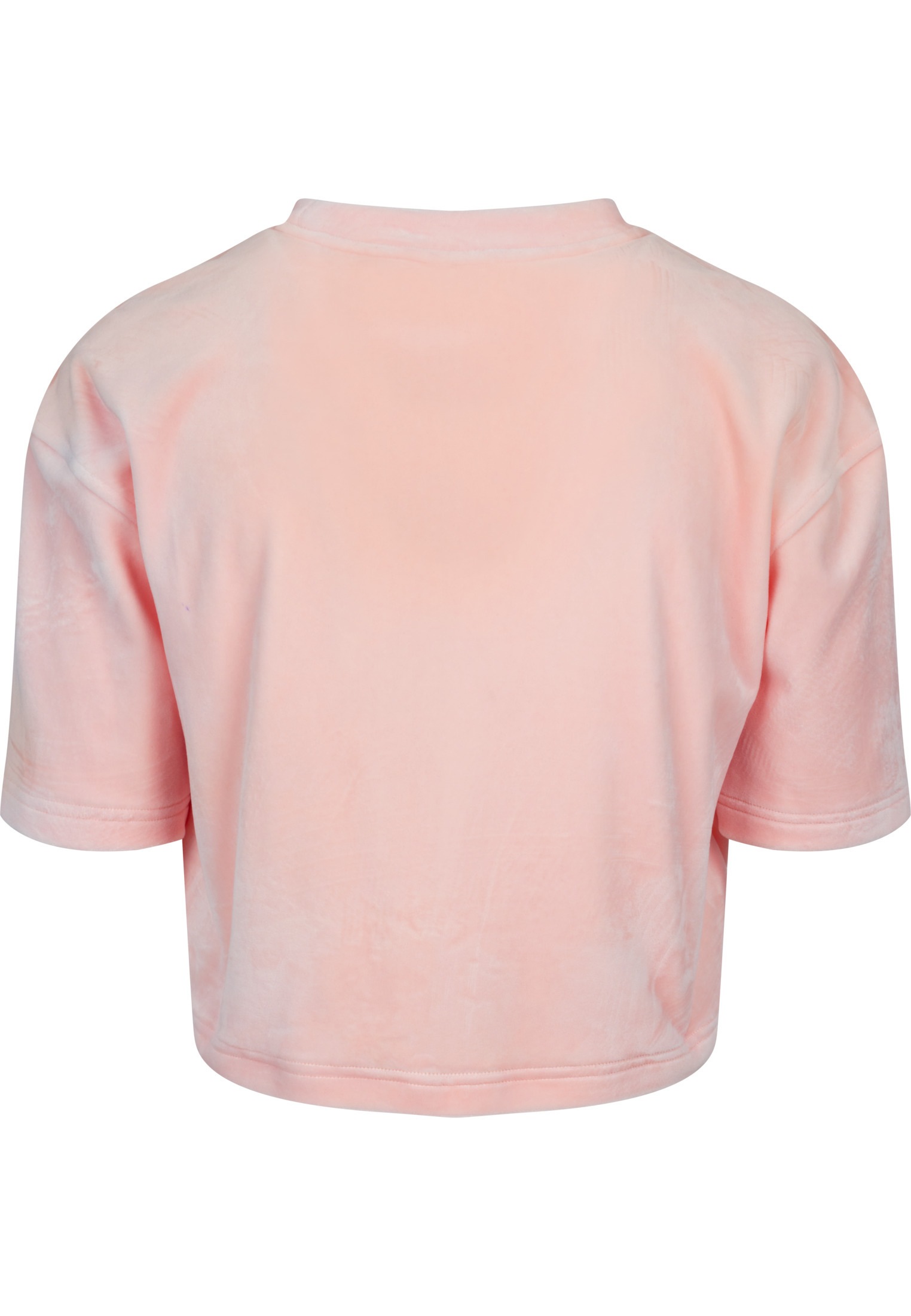 URBAN CLASSICS T-Shirt »Urban Classics Damen Ladies Velvet Short Kimono Tee«, (1 tlg.)