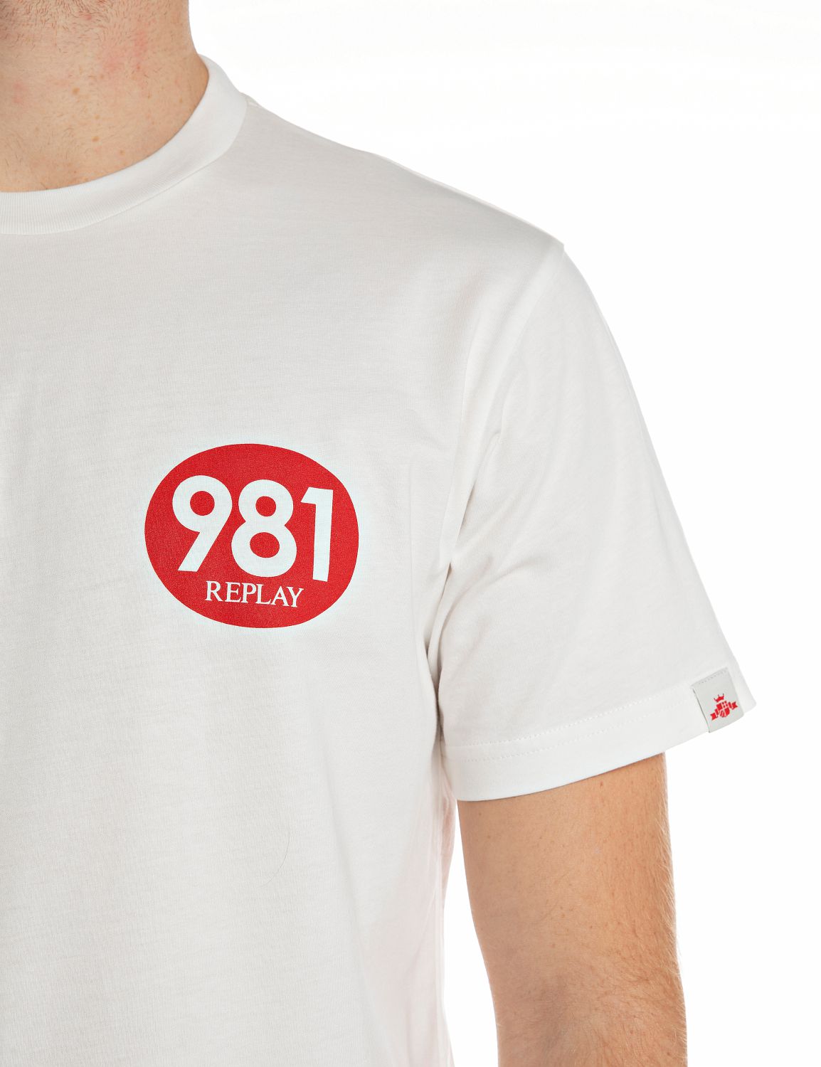 Thumbnail - Replay T-Shirt mit 981-Print auf der Brust