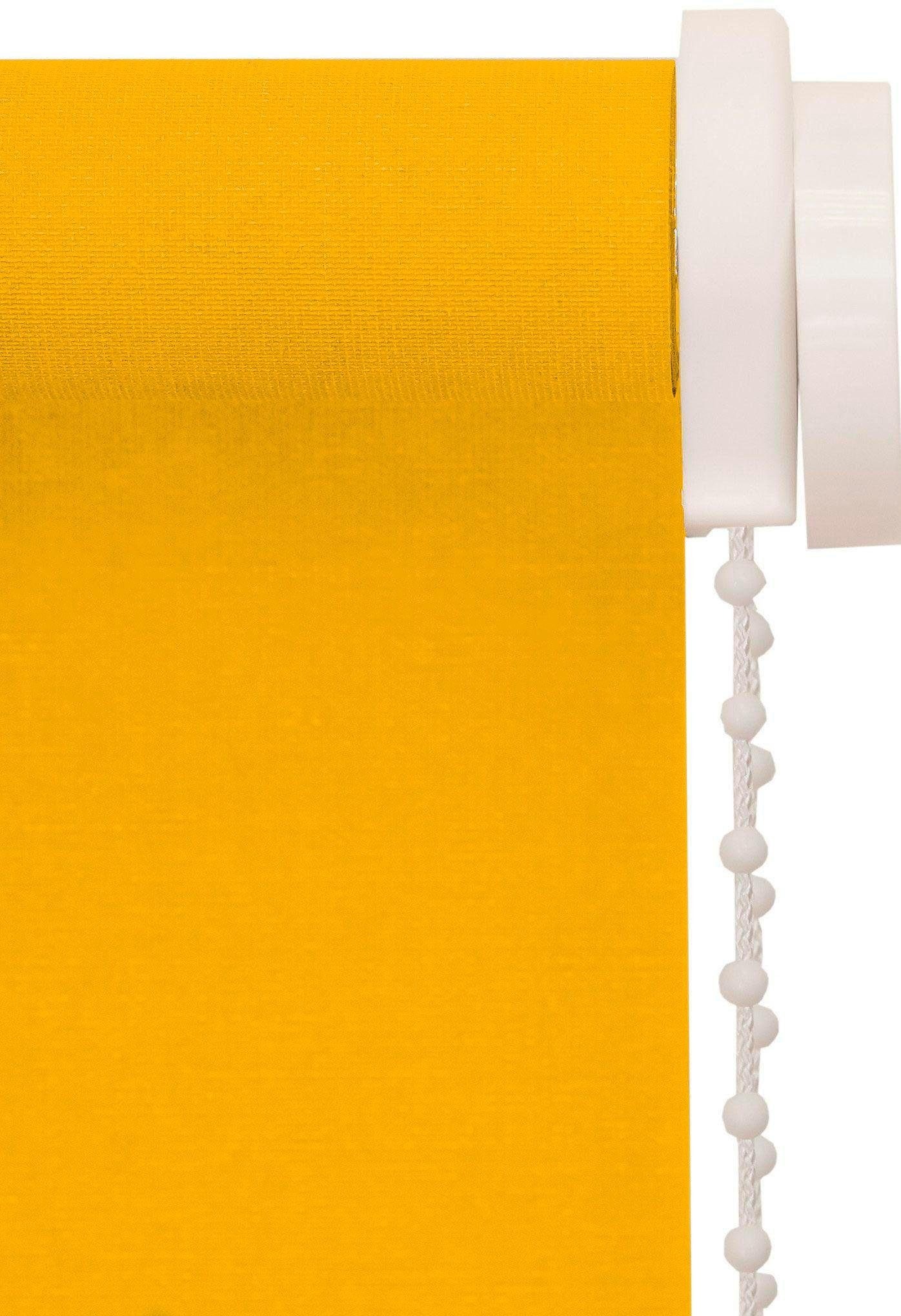 sunlines Seitenzugrollo »One size Style uni Verdunkelung«, verdunkelnd, freihängend, Made in Germany