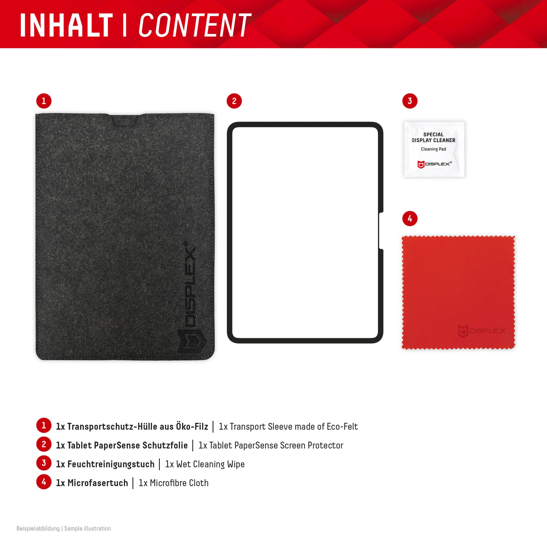Displex Displayschutzglas »Tablet PaperSense« für Apple iPad Pro 11 2024;Apple iPad Pro 11 2025 Schutzfolie, Bildschirmschutz, wiederablösbar