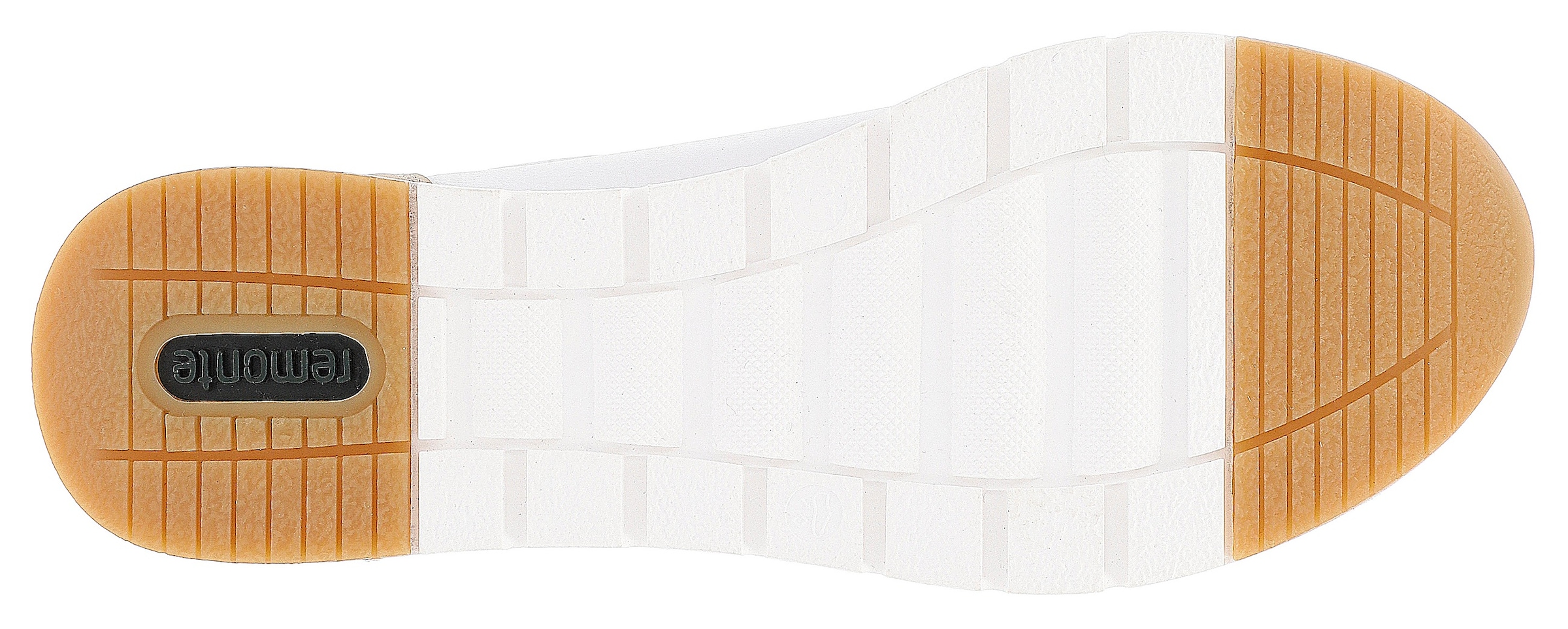 Remonte Keilsneaker  mit Kontrastbesätzen, Freizeitschuh, Halbschuh, Schnürschuh