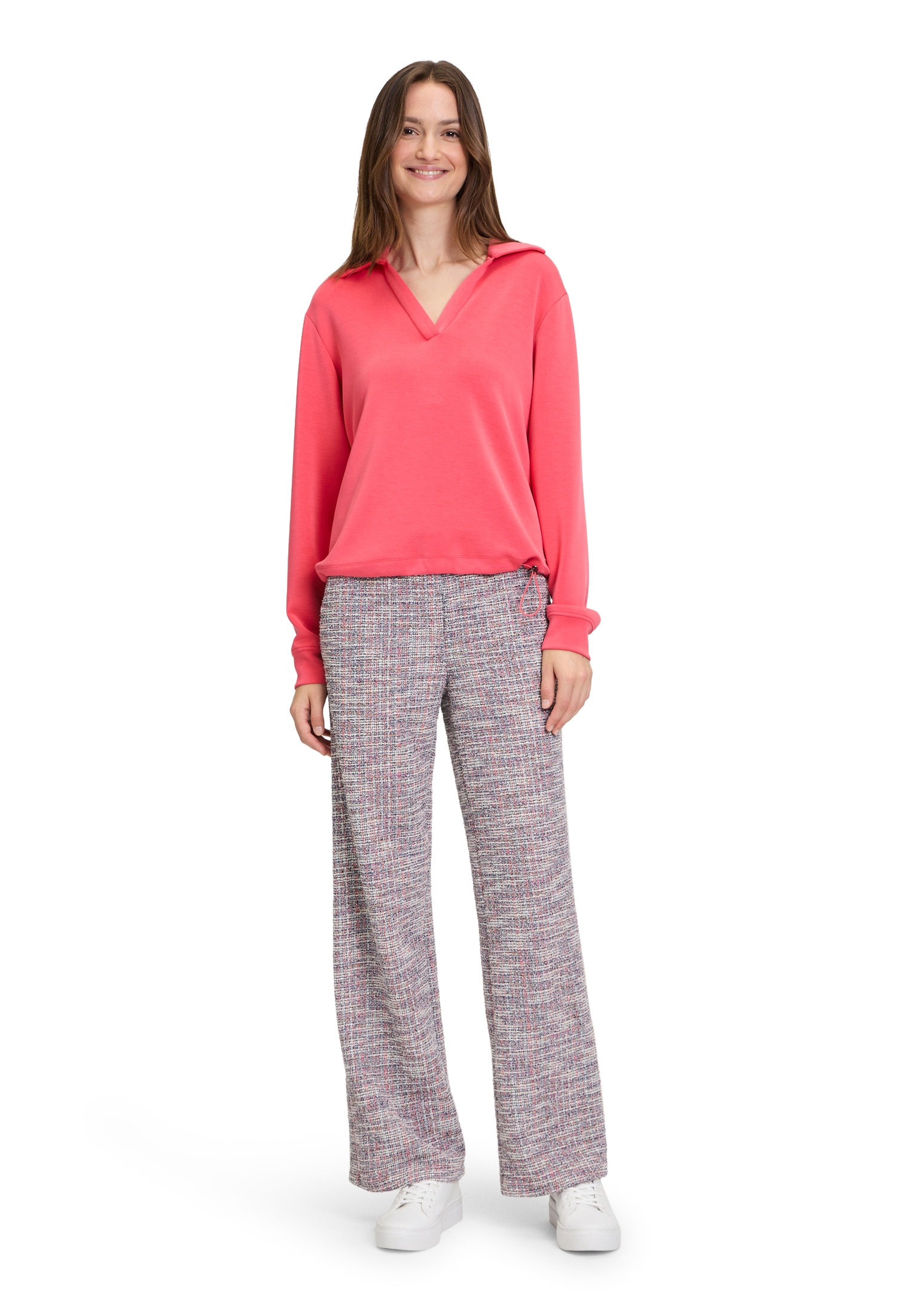 Betty&Co Schlupfhose »Betty & Co Schlupfhose mit Struktur«, Material
