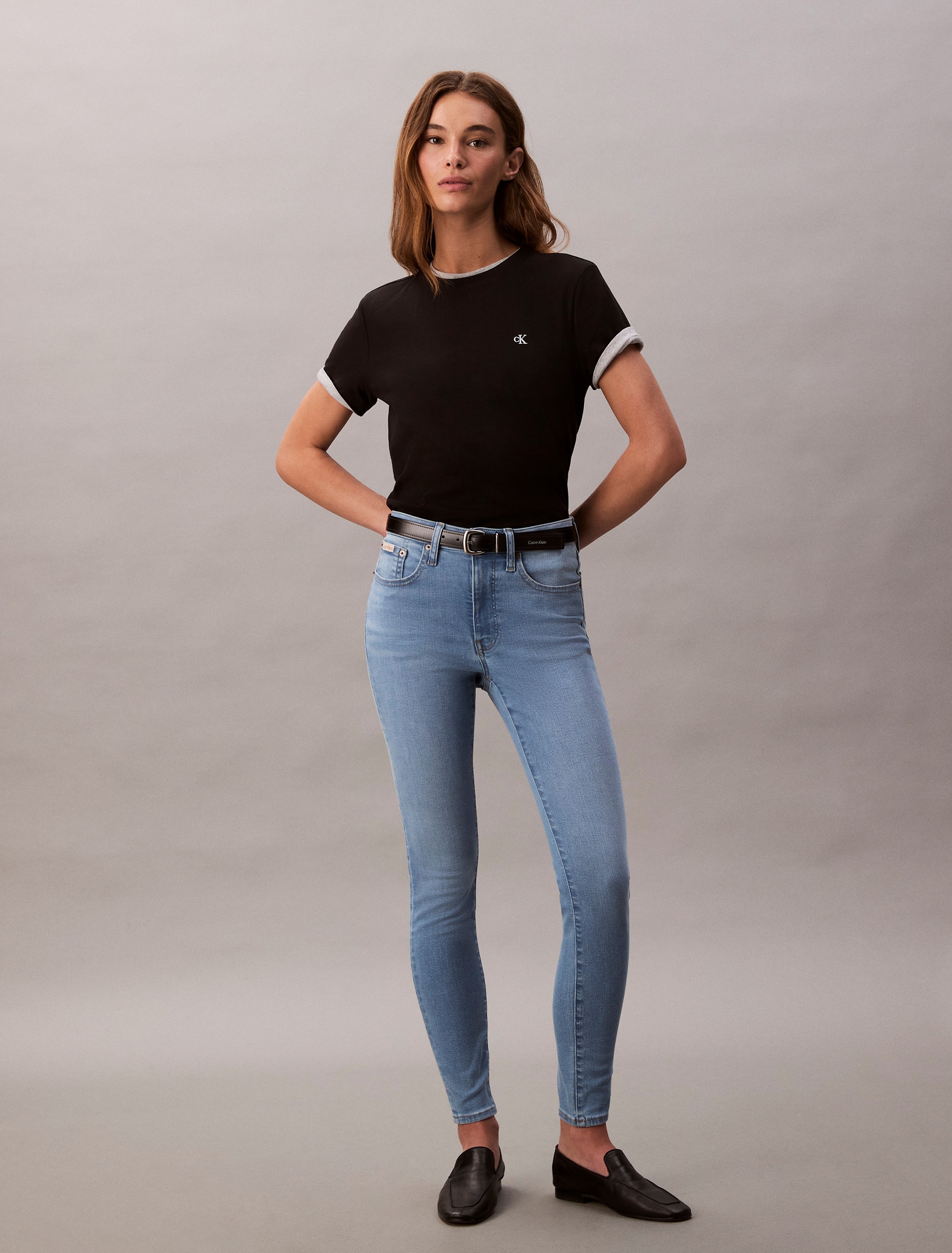 Calvin Klein Jeans Skinny-fit-Jeans "MID RISE SKINNY", Mit Gürtelschlaufen günstig online kaufen