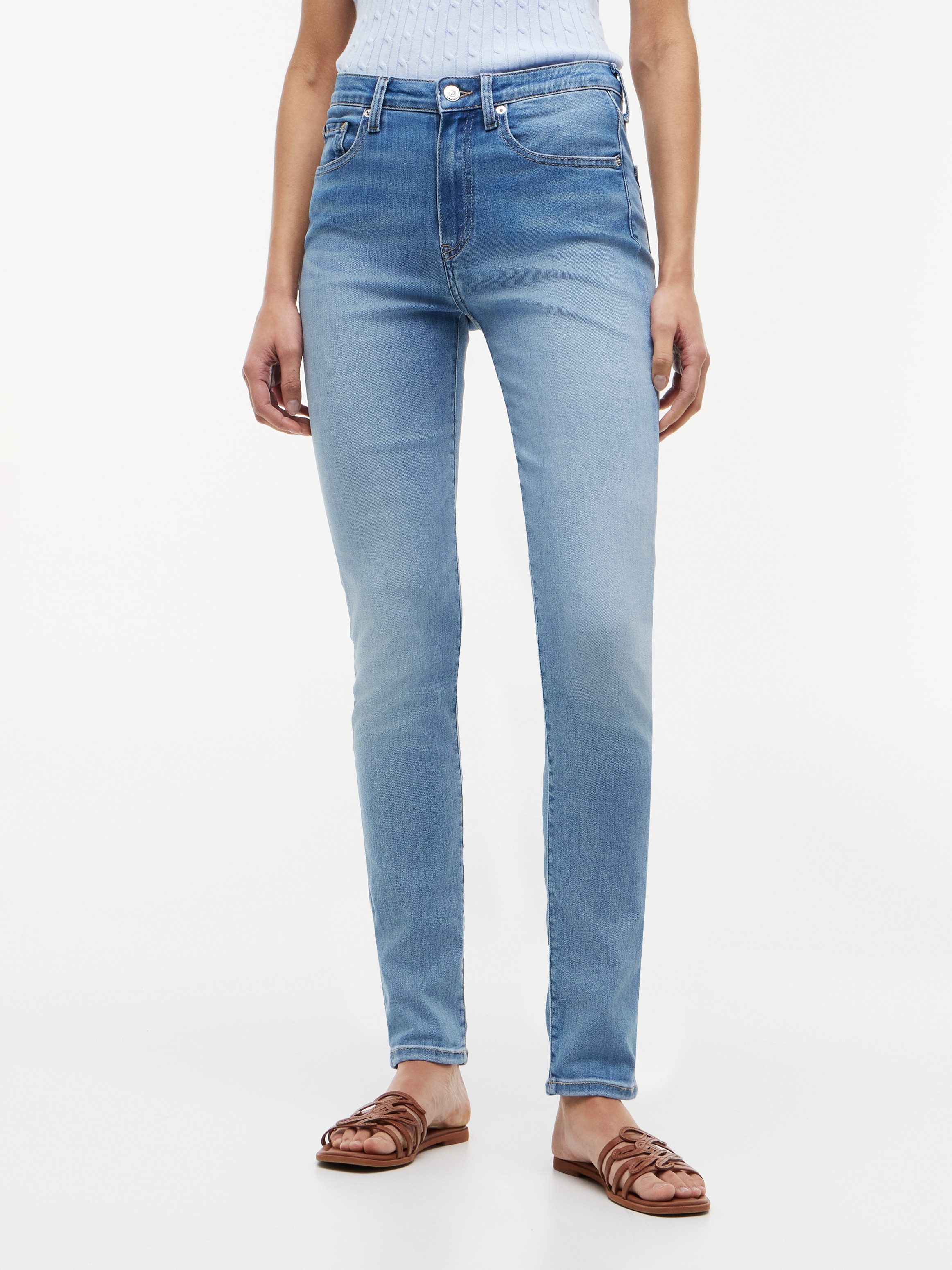 Tommy Hilfiger Skinny-fit-Jeans "COMO SKINNY KATY RW" Baumwollmischung, regular waist