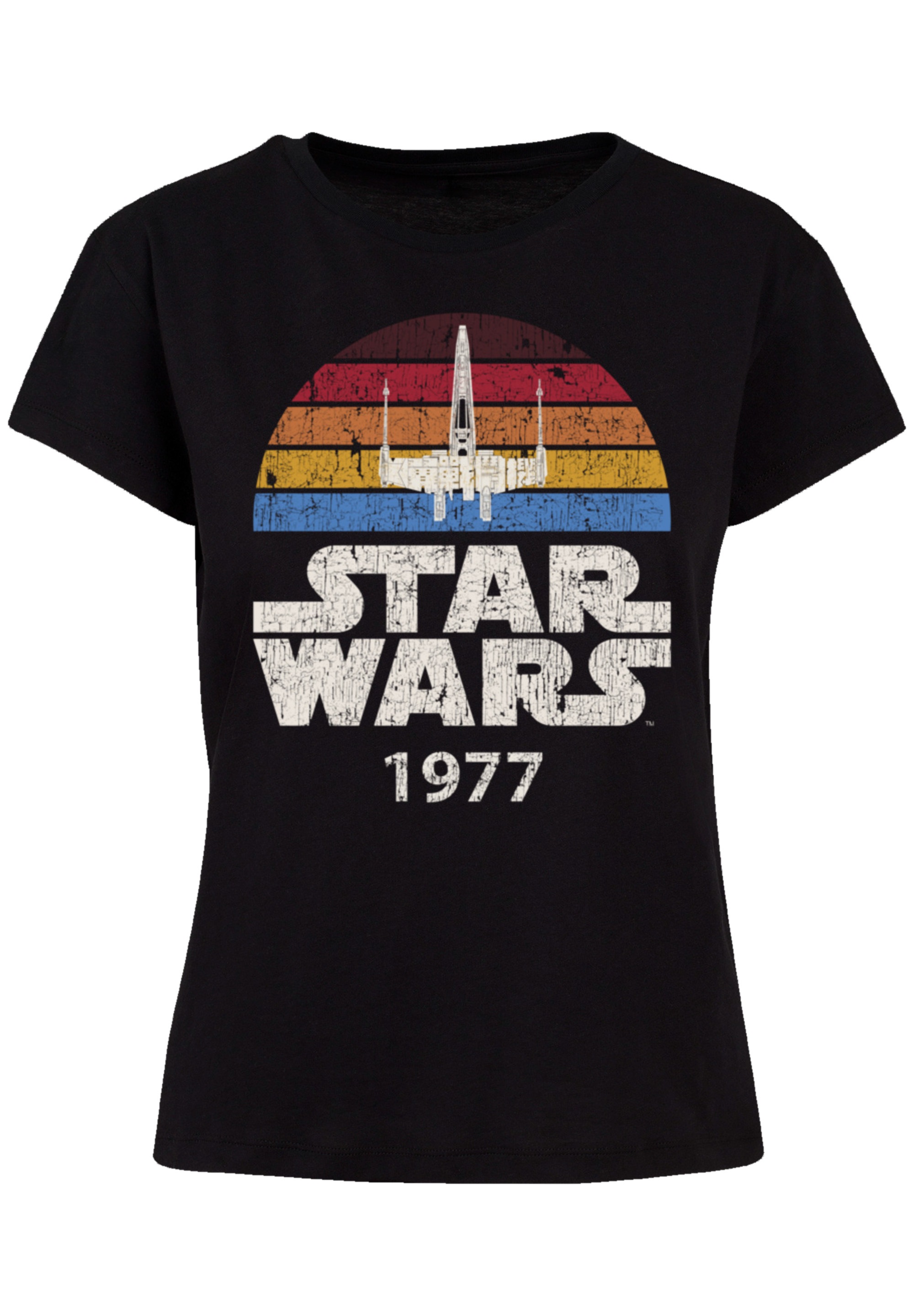 F4NT4STIC T-Shirt »Star Wars X-Wing Trip 1977«, Premium Qualität
